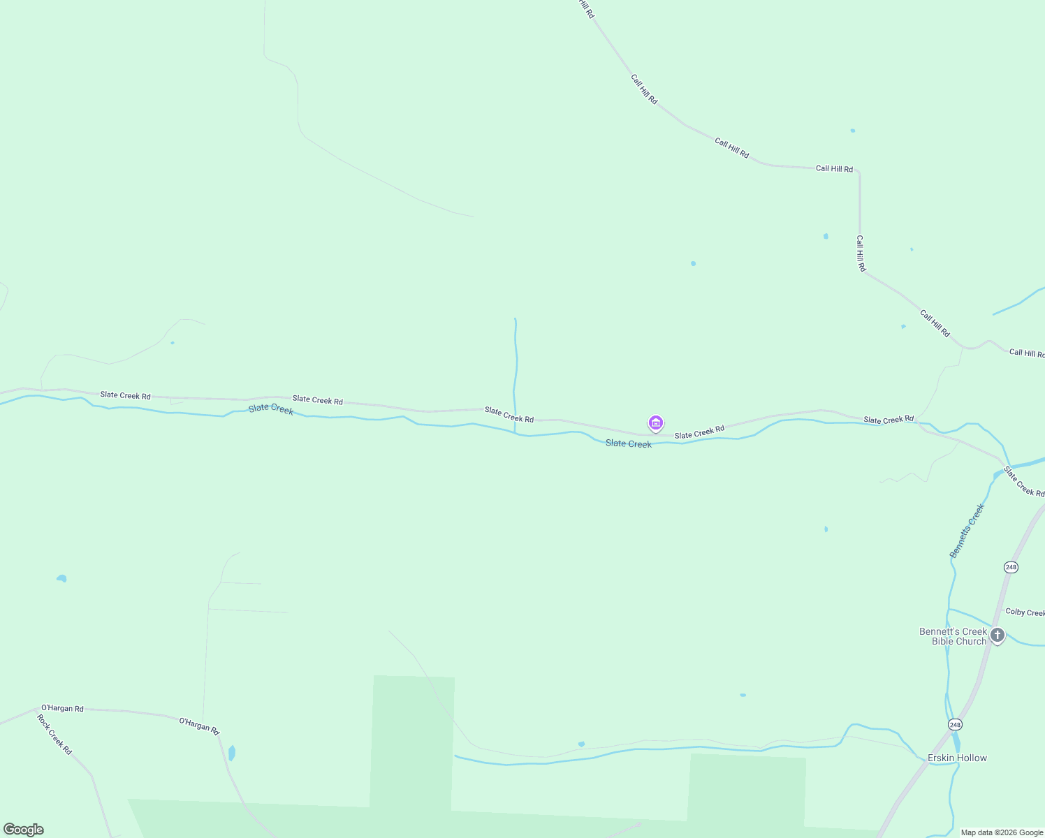 map of restaurants, bars, coffee shops, grocery stores, and more near 1502 Slate Creek Road in Canisteo