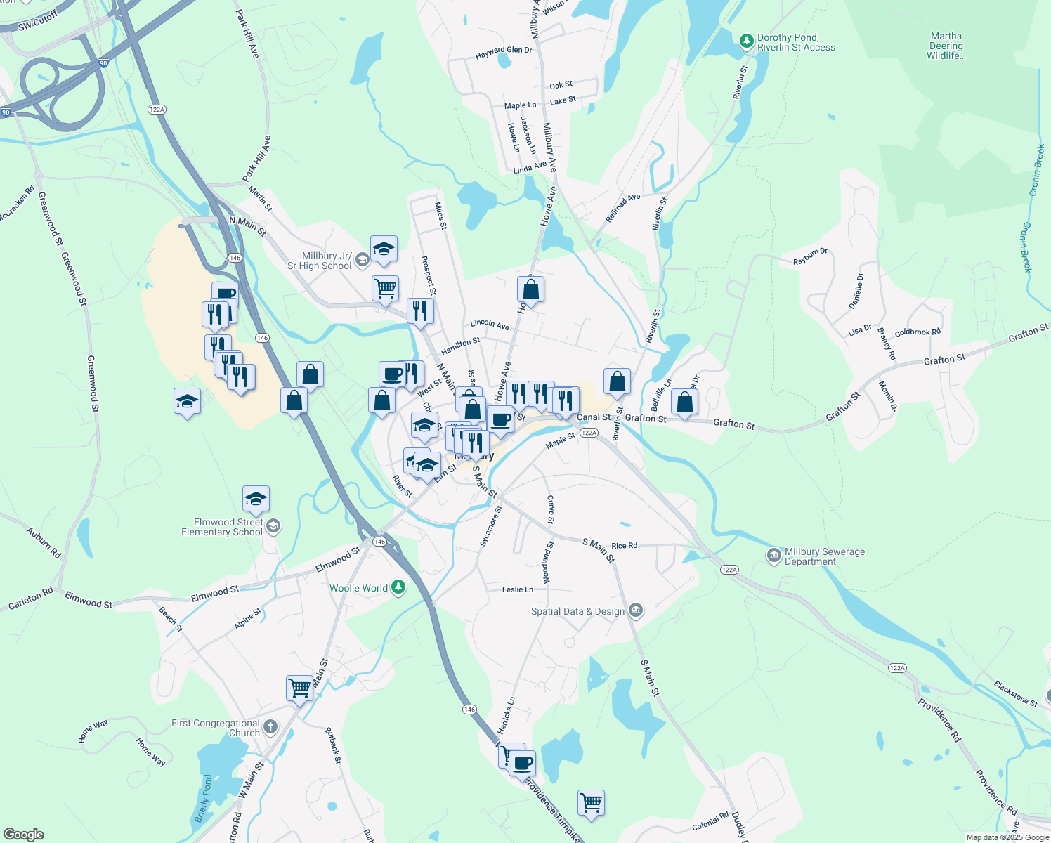 26 Canal Street, Millbury MA Walk Score