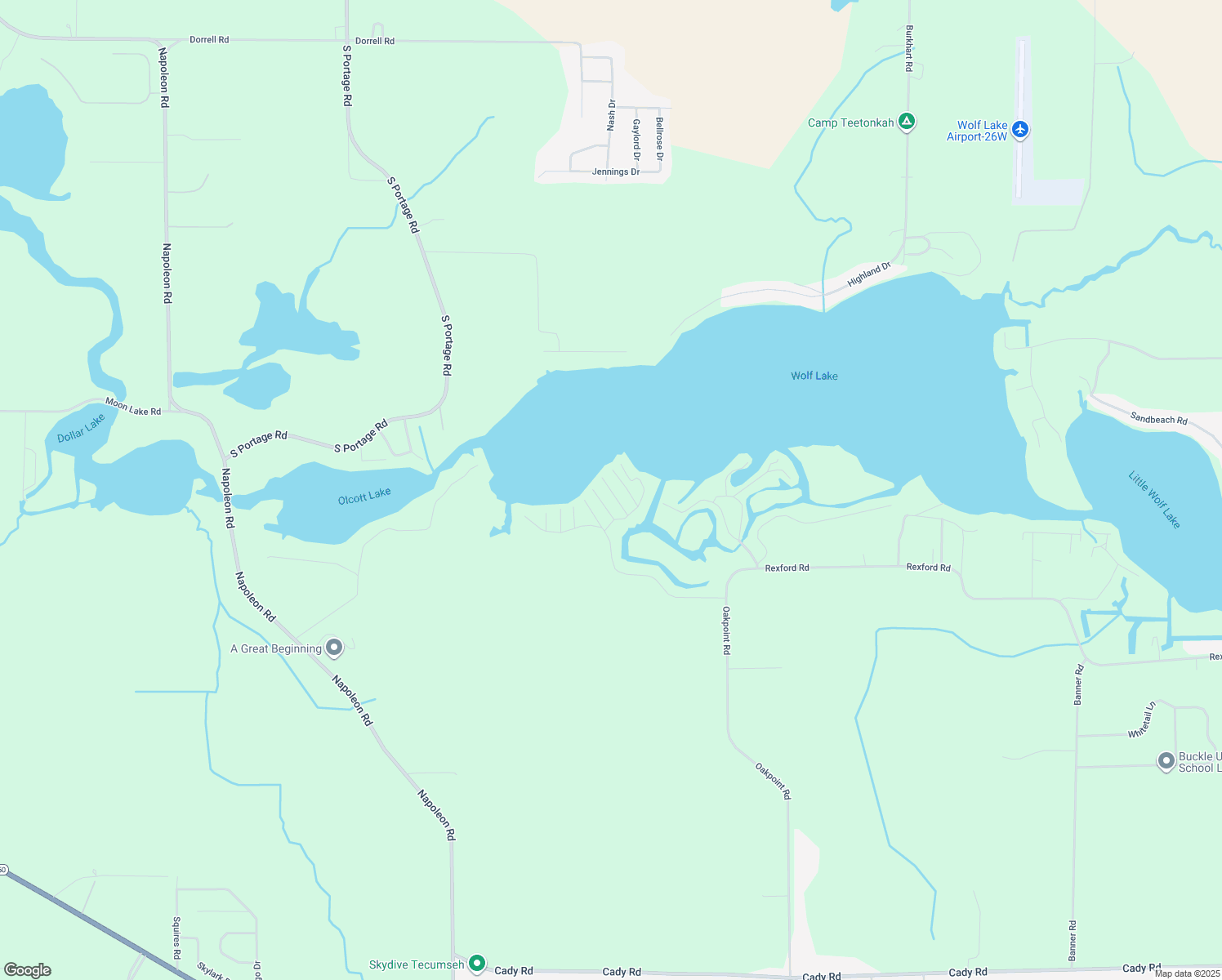map of restaurants, bars, coffee shops, grocery stores, and more near 8593 Glenwood Court in Jackson