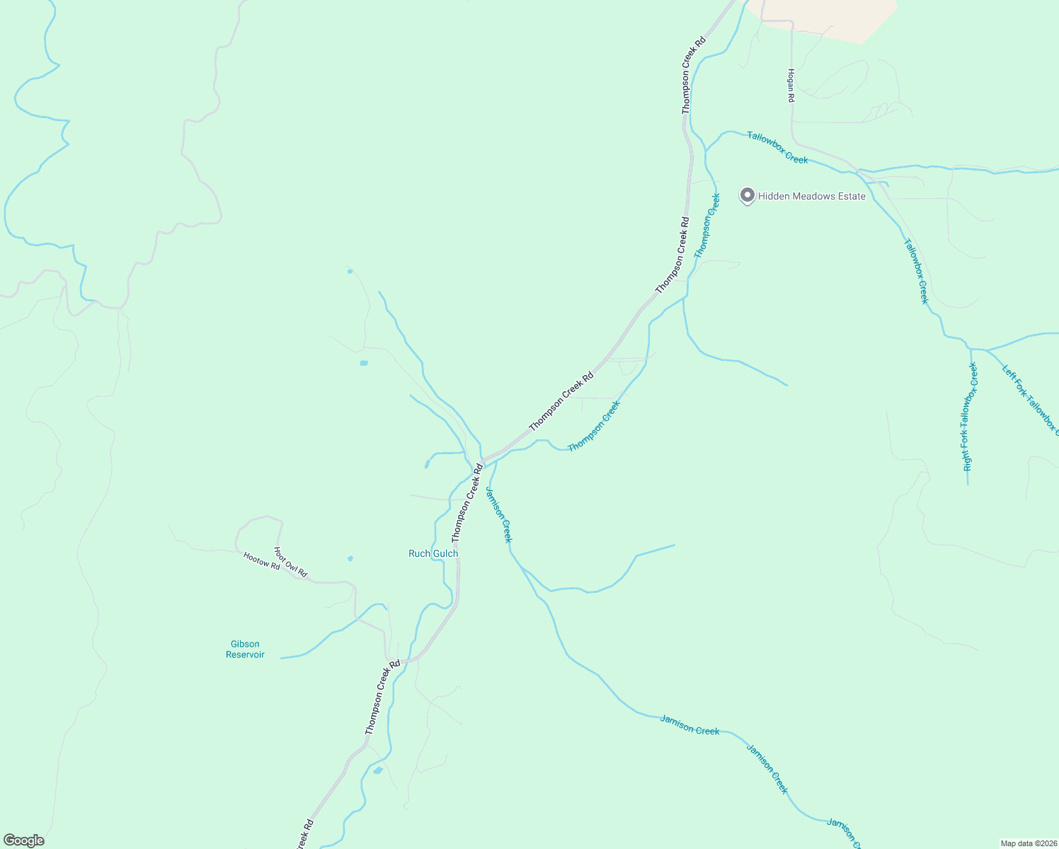 map of restaurants, bars, coffee shops, grocery stores, and more near 5000 Thompson Creek Road in Applegate