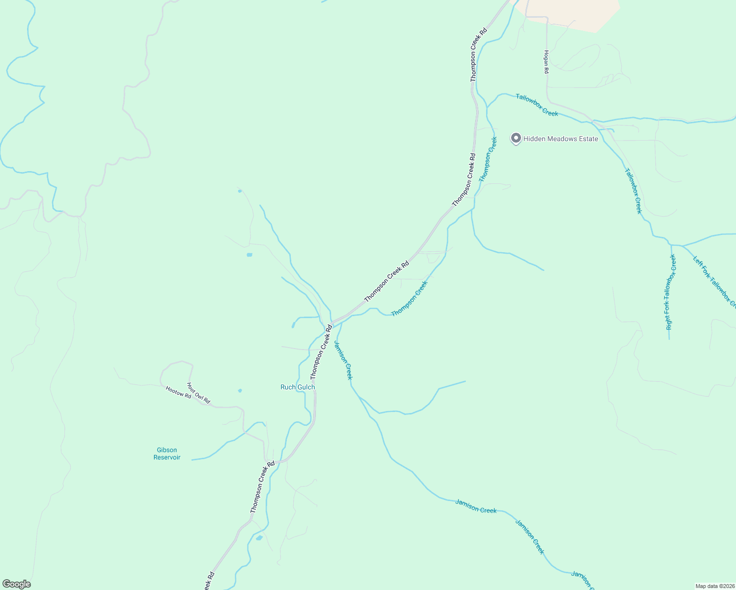 map of restaurants, bars, coffee shops, grocery stores, and more near 5000 Thompson Creek Road in Applegate