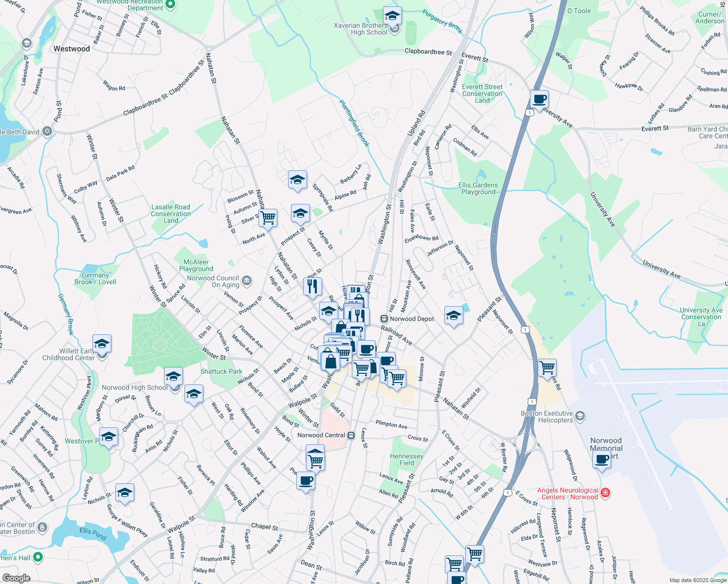 459 Washington Street, Norwood MA Walk Score