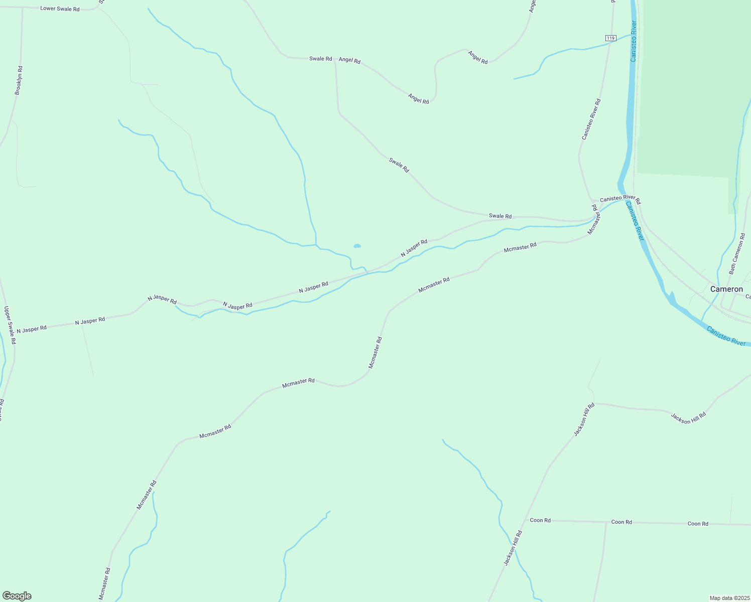 map of restaurants, bars, coffee shops, grocery stores, and more near 4902 Mcmaster Road in Cameron