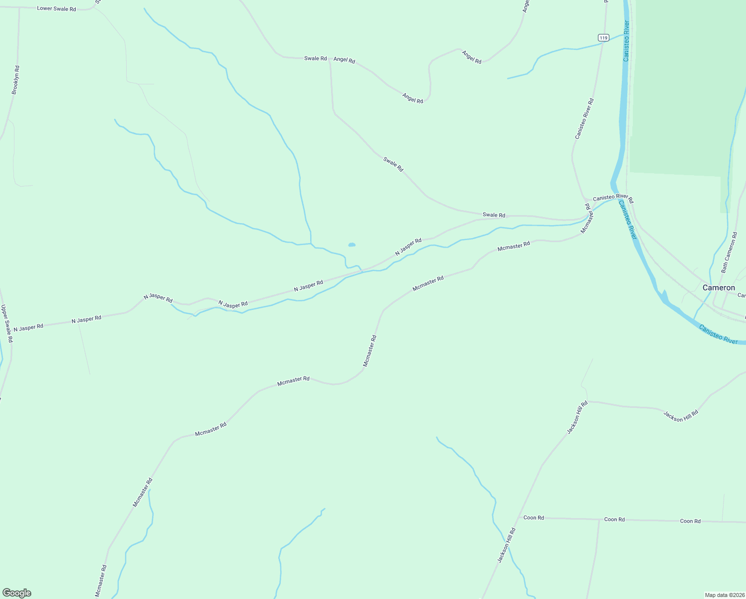 map of restaurants, bars, coffee shops, grocery stores, and more near 4902 Mcmaster Road in Cameron