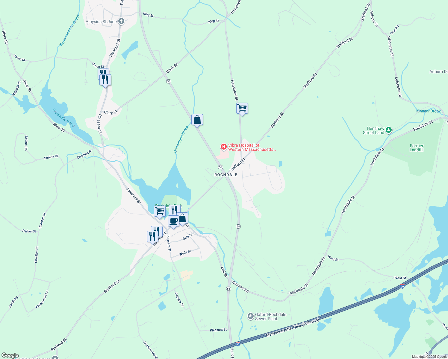 957 Stafford Street, Leicester MA Walk Score