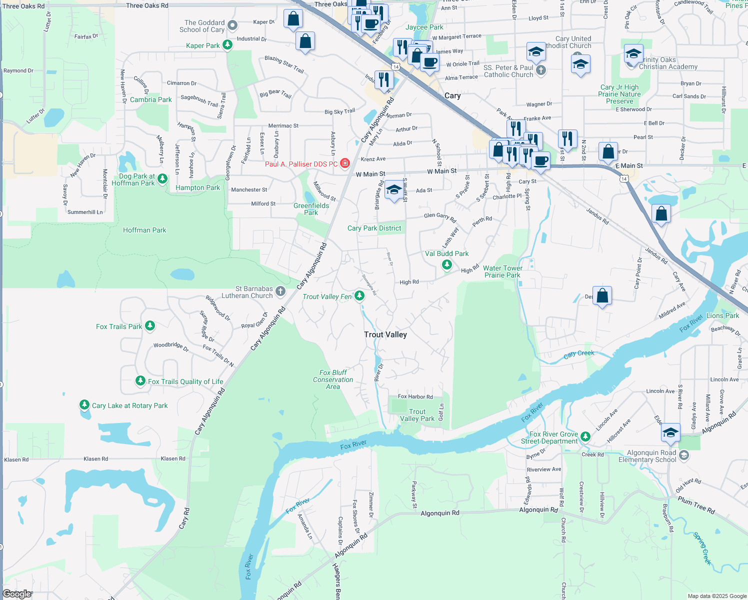 177 Stonegate Road, Cary IL Walk Score