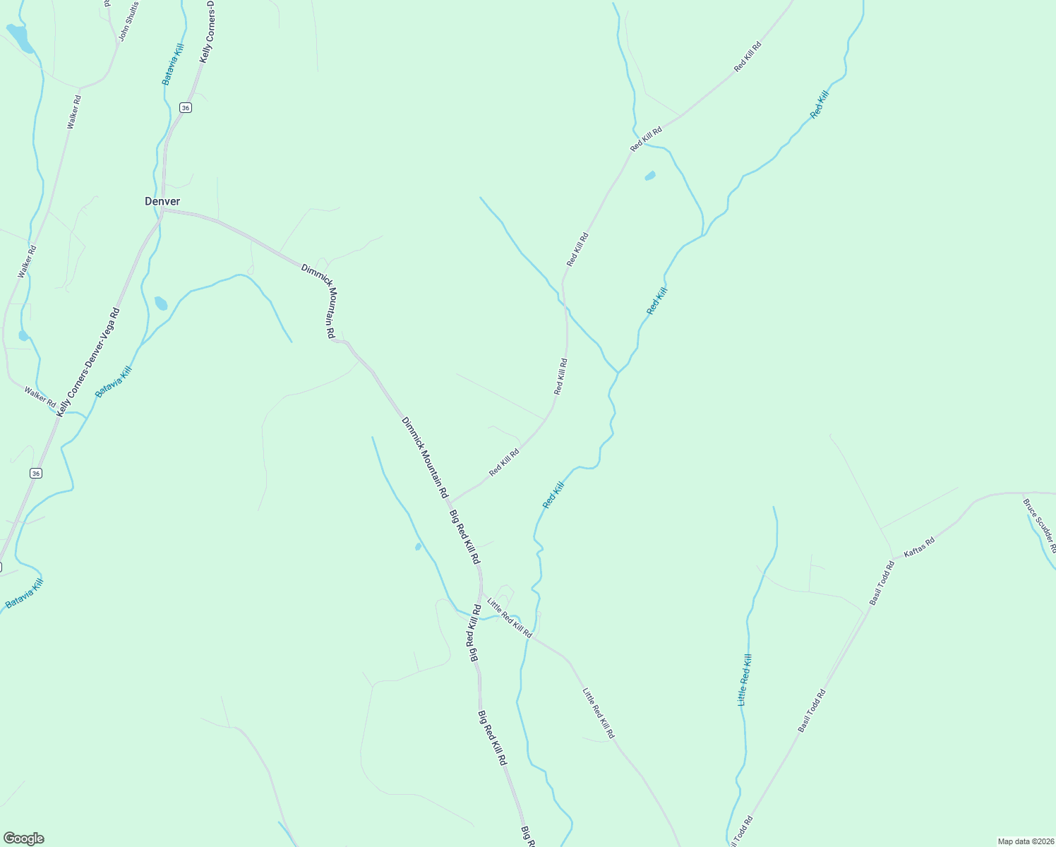 map of restaurants, bars, coffee shops, grocery stores, and more near 51 Abbey Road in Fleischmanns
