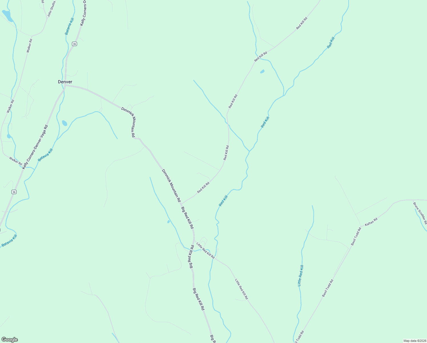 map of restaurants, bars, coffee shops, grocery stores, and more near 51 Abbey Road in Fleischmanns