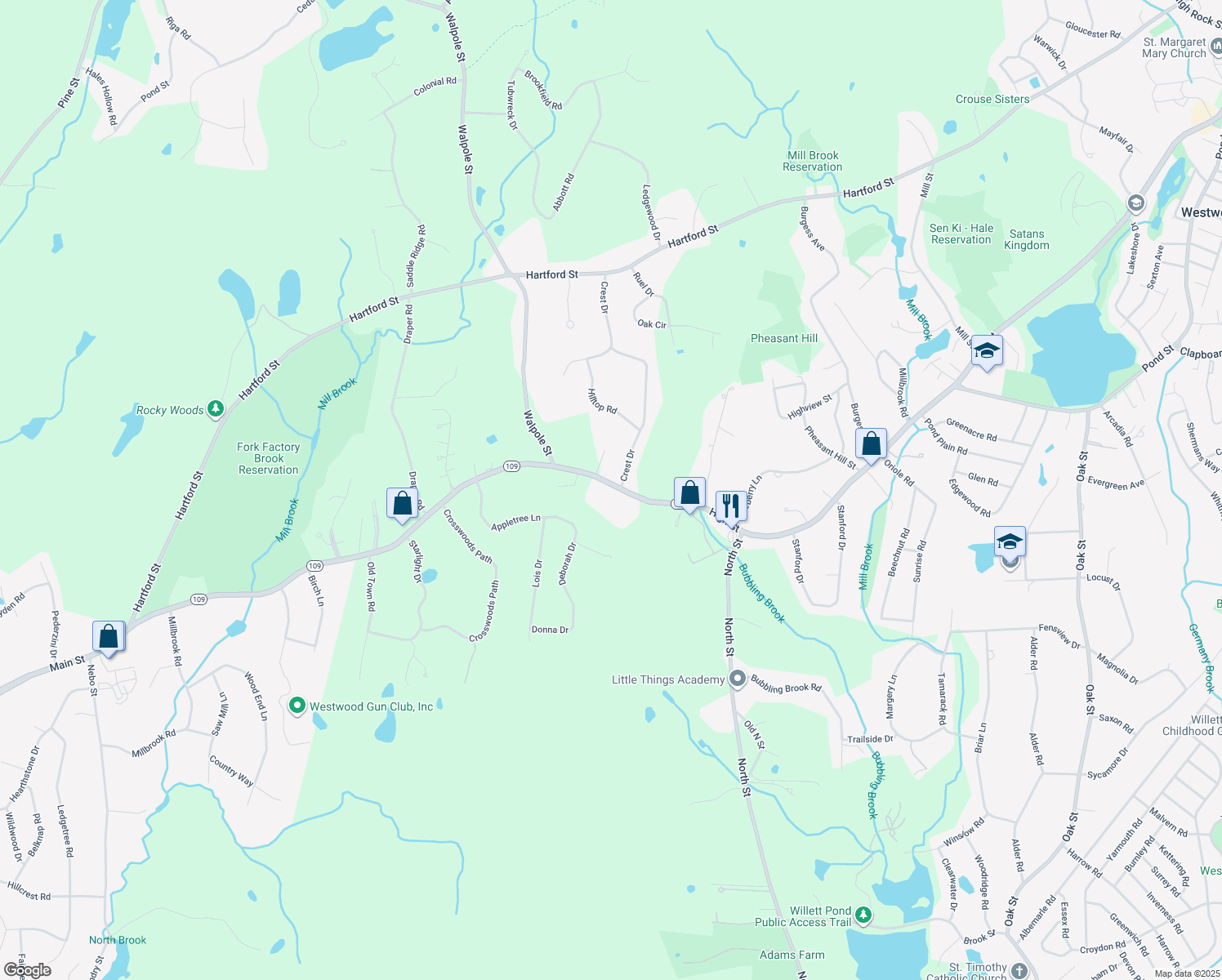 28 County Street, Walpole MA Walk Score