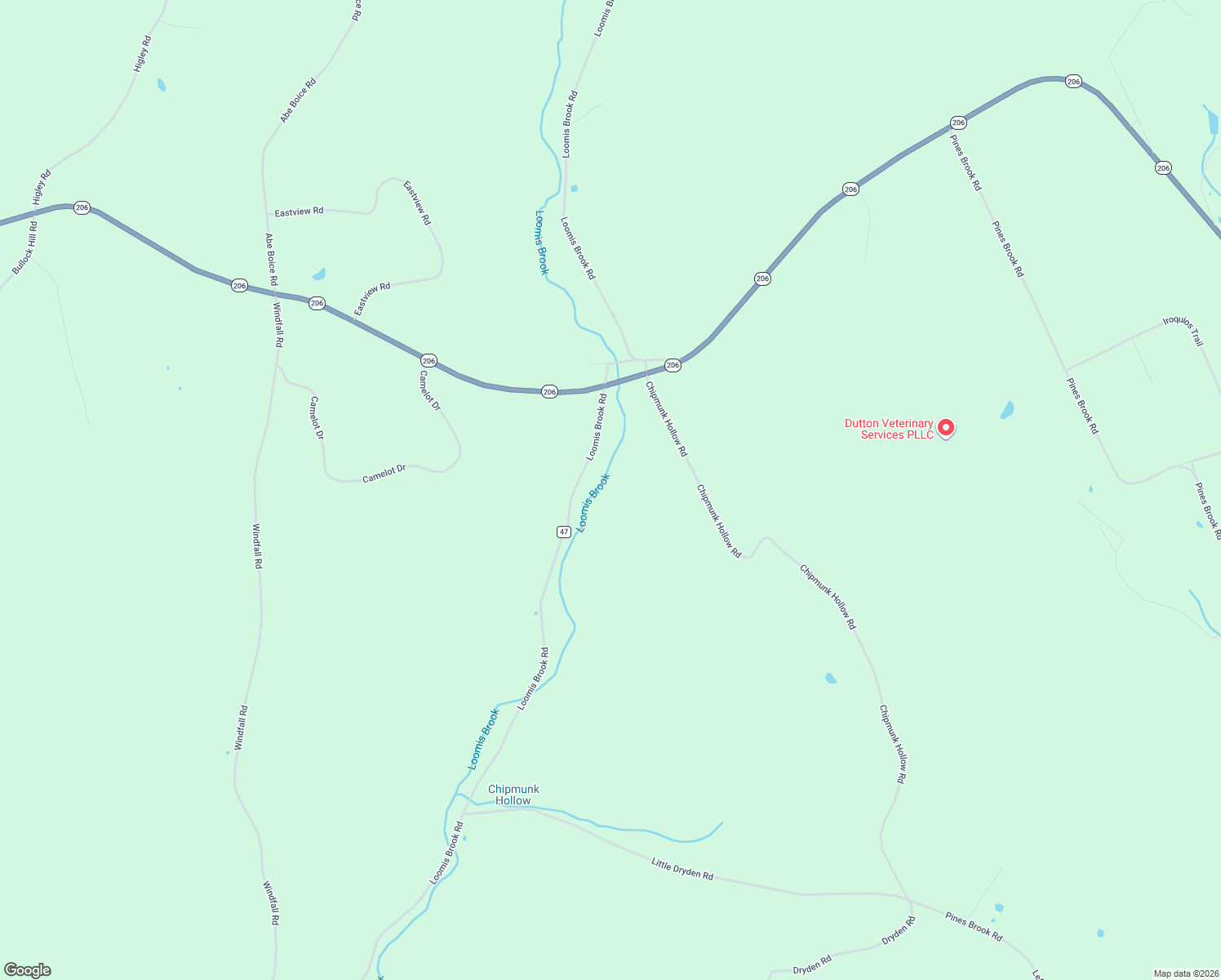 map of restaurants, bars, coffee shops, grocery stores, and more near 5142 County Road 47 in Walton