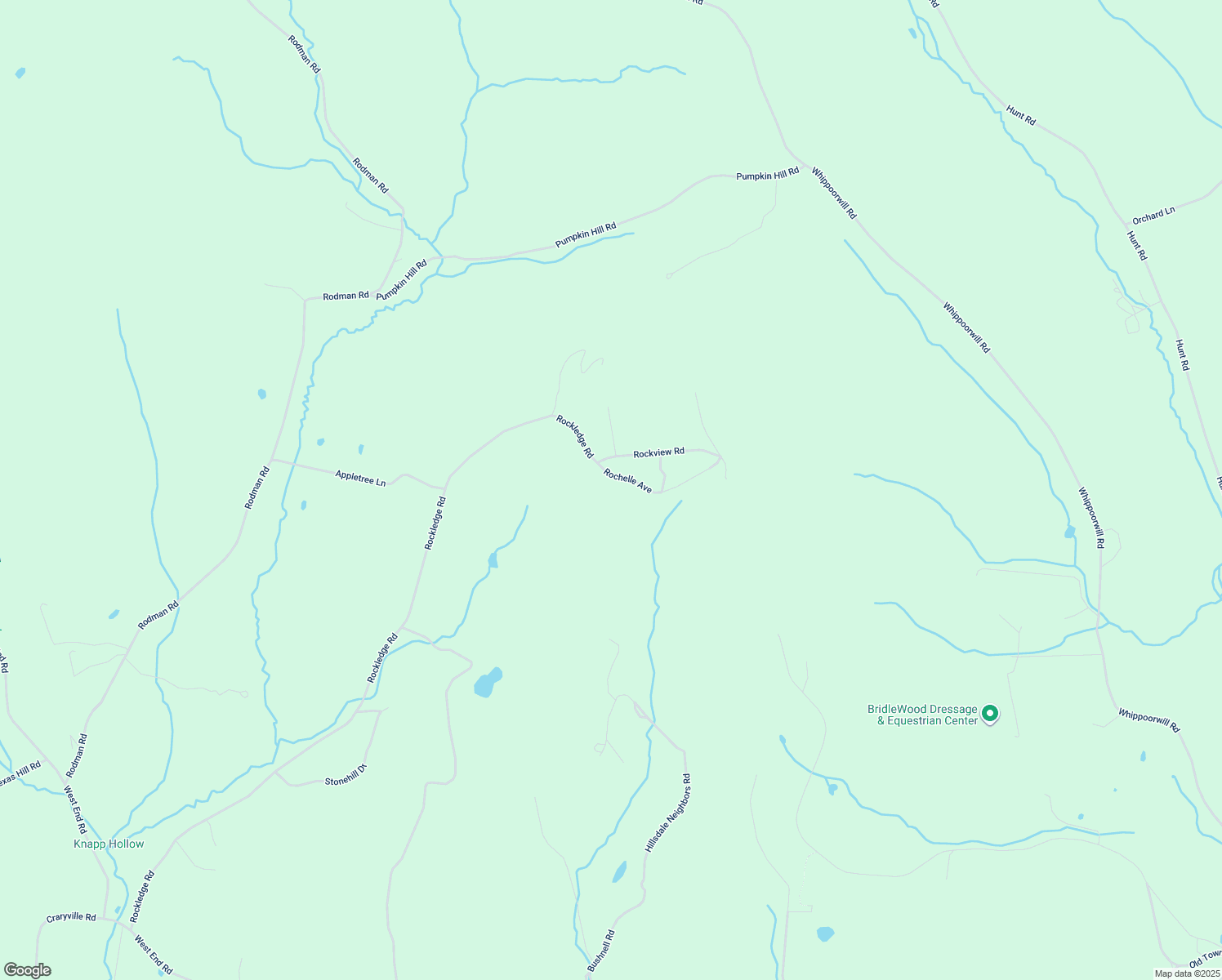 map of restaurants, bars, coffee shops, grocery stores, and more near 550 Rockledge Road in Hillsdale