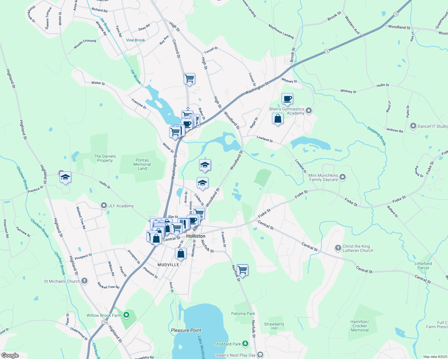 248 Woodland Street, Holliston MA Walk Score