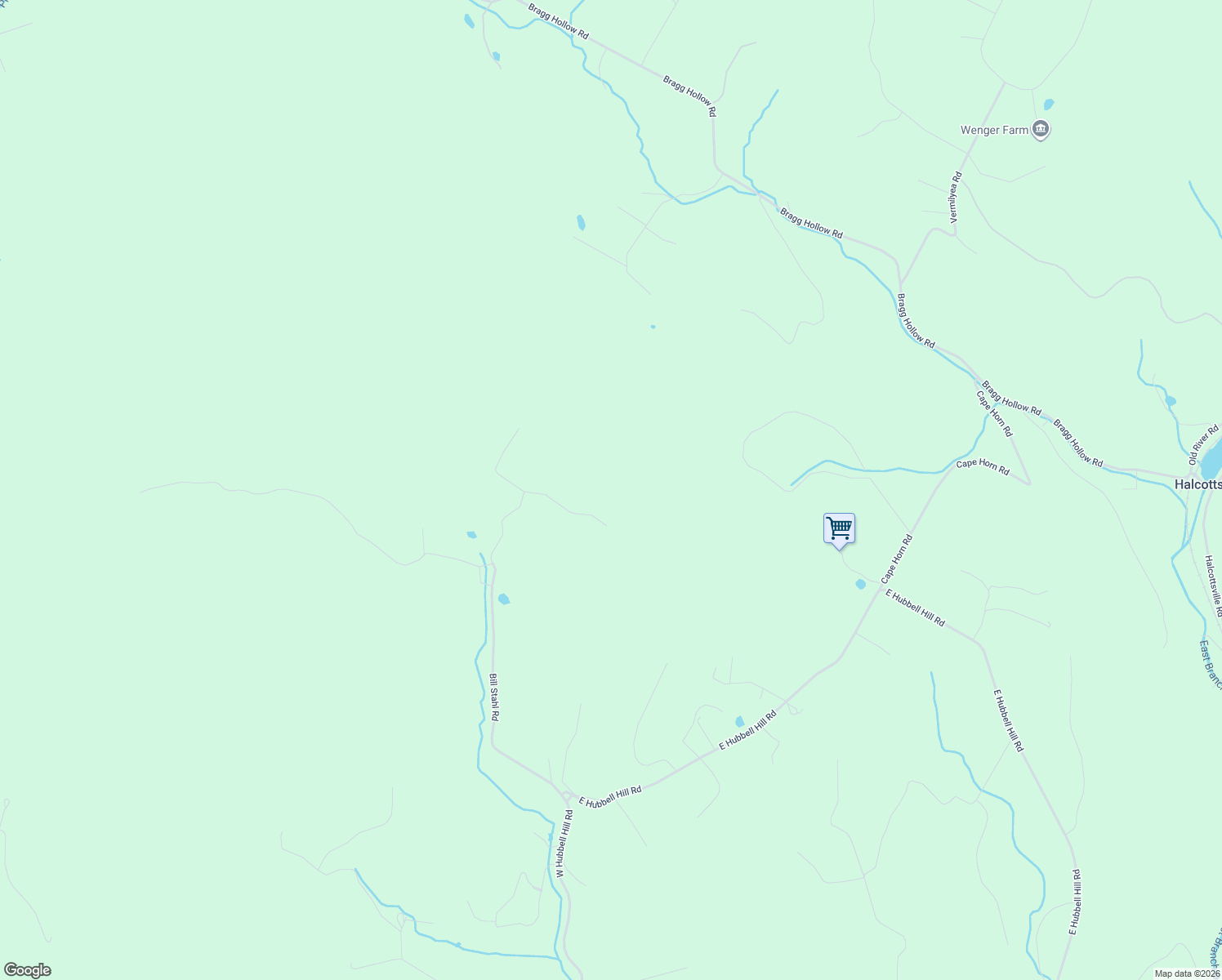 map of restaurants, bars, coffee shops, grocery stores, and more near 487 Bill Stahl Spur in Margaretville
