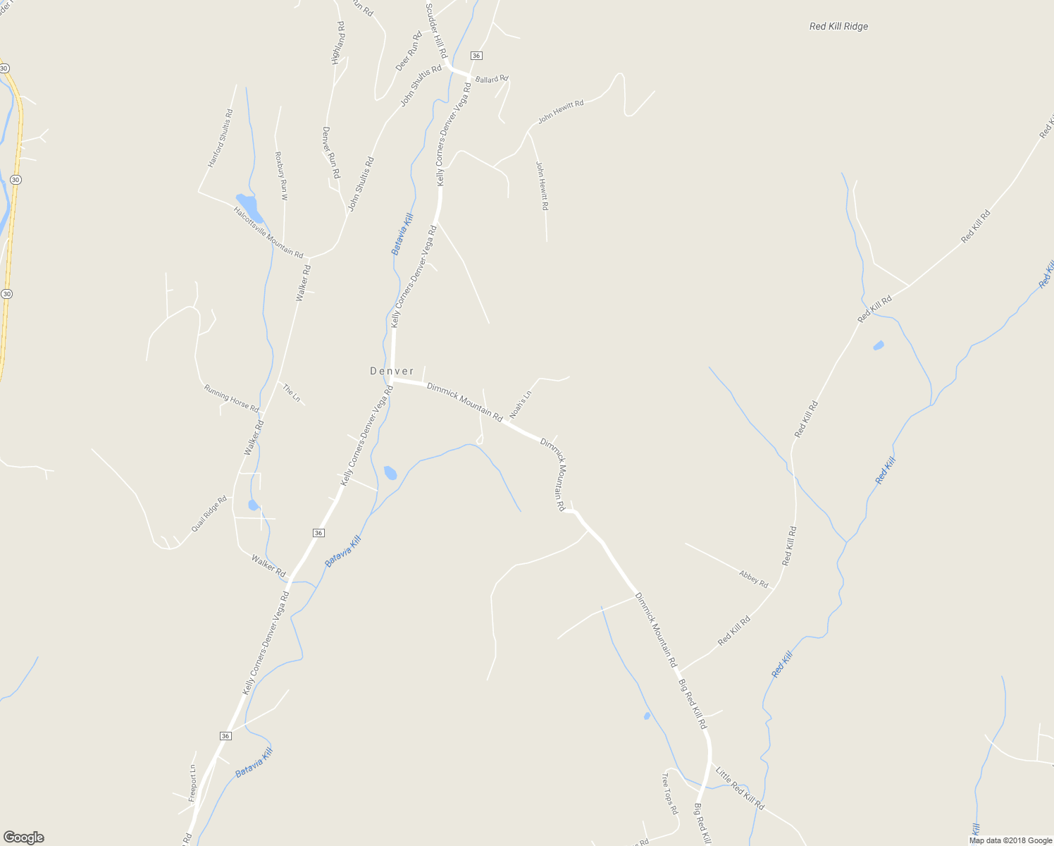 map of restaurants, bars, coffee shops, grocery stores, and more near 954 Dimmick Mountain Road in Denver