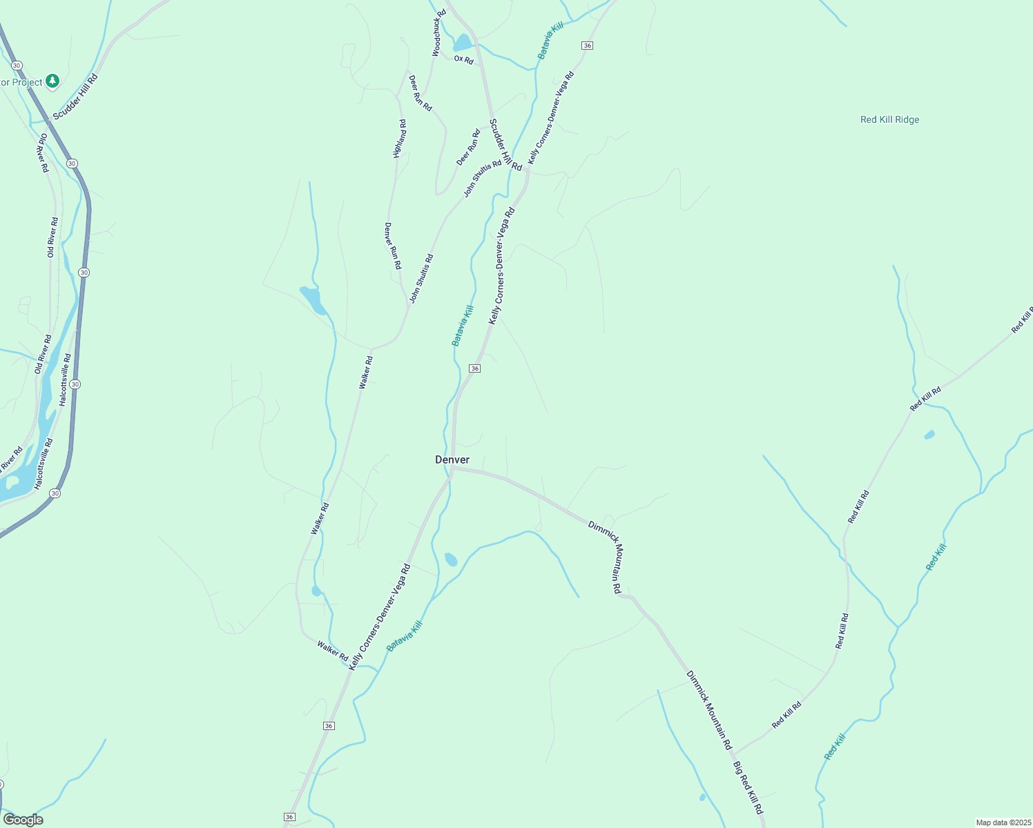 map of restaurants, bars, coffee shops, grocery stores, and more near 1228 Dimmick Mountain Road in Denver