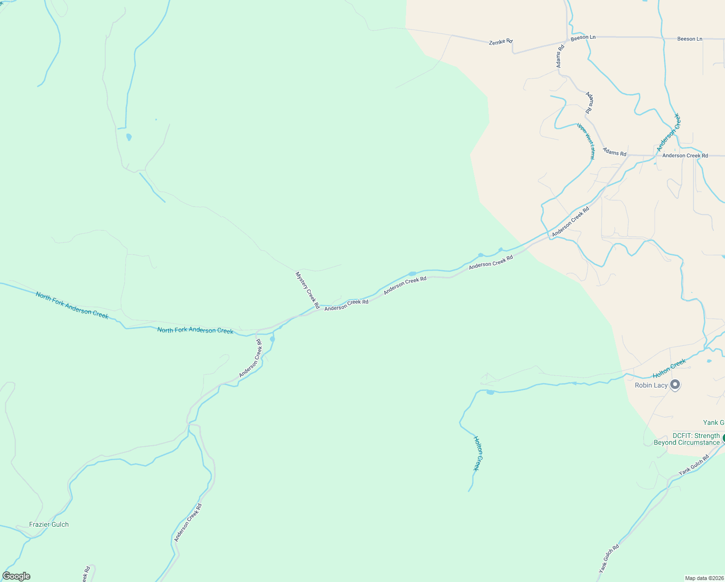 map of restaurants, bars, coffee shops, grocery stores, and more near 2941 Anderson Creek Road in Talent