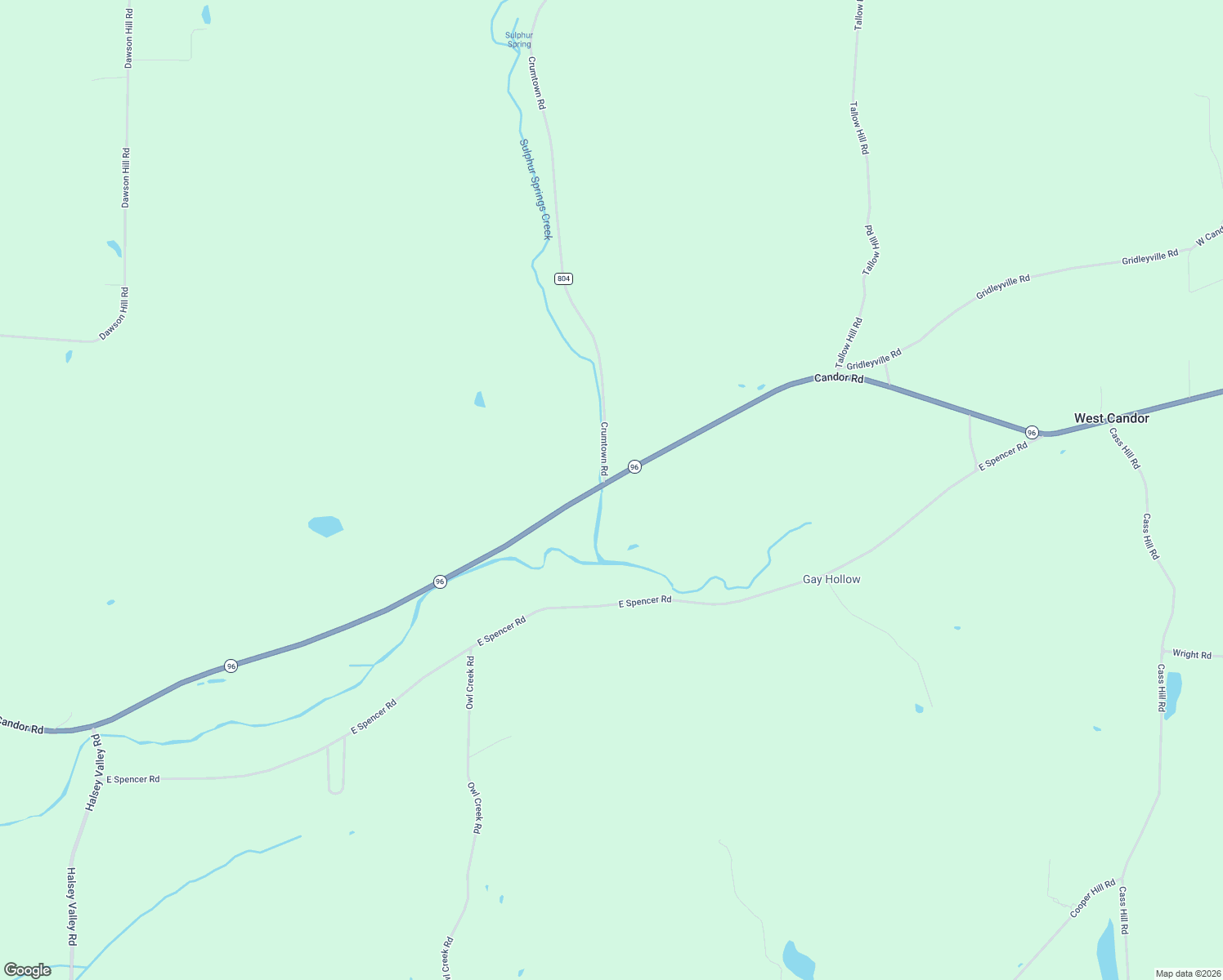 map of restaurants, bars, coffee shops, grocery stores, and more near 581 Candor Road in Spencer