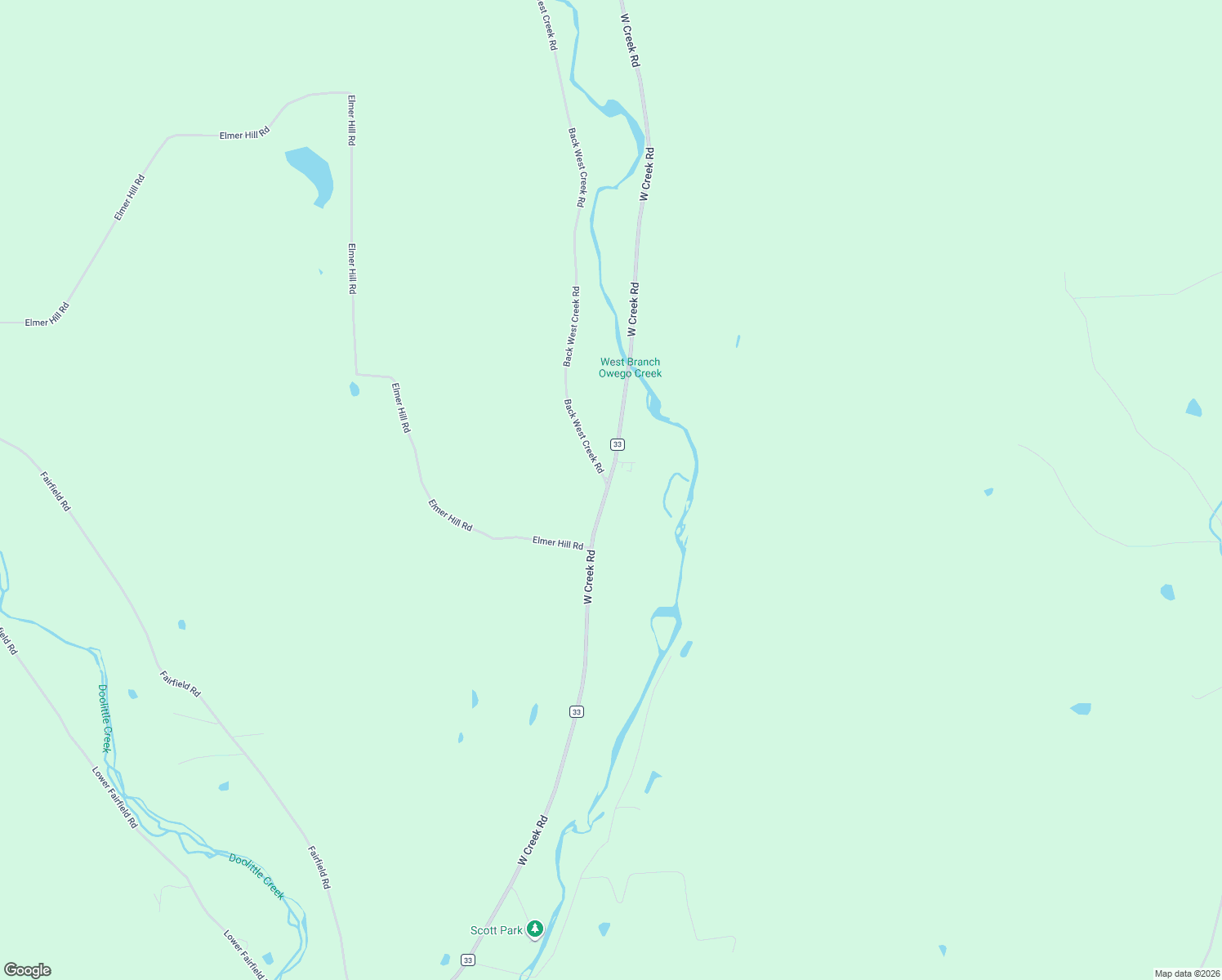 map of restaurants, bars, coffee shops, grocery stores, and more near 4346 W Creek Rd in Newark Valley