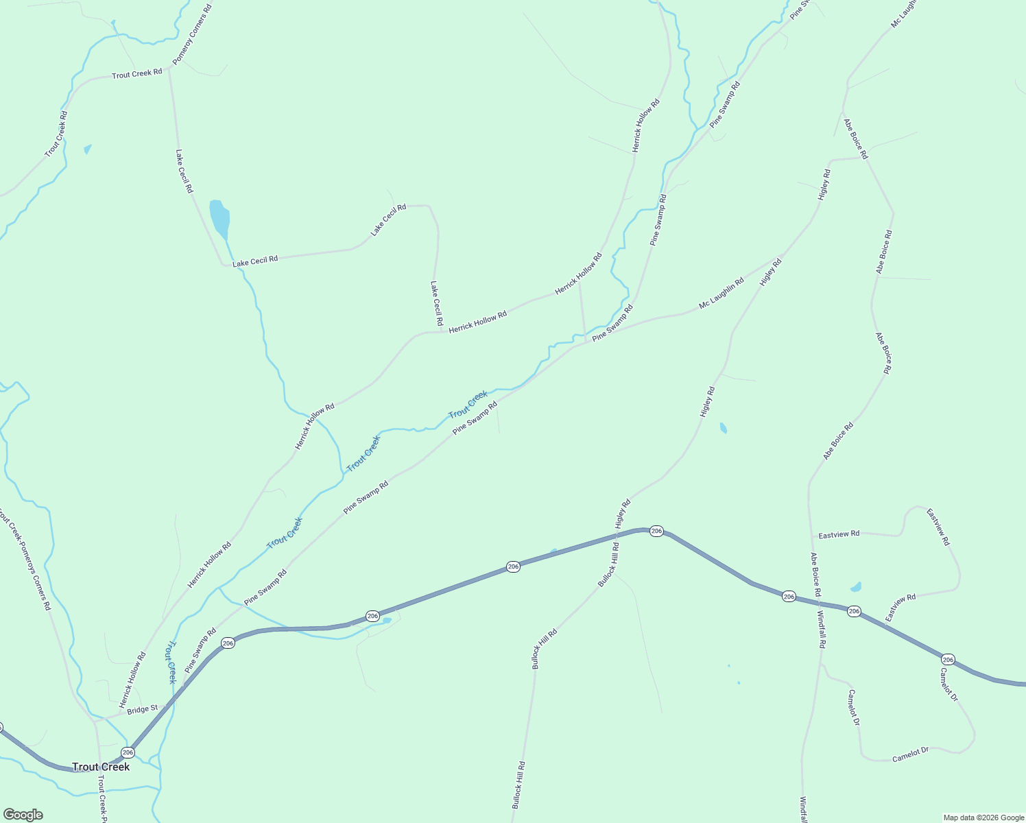 map of restaurants, bars, coffee shops, grocery stores, and more near 1660 Pine Swamp Rd in Sidney Center