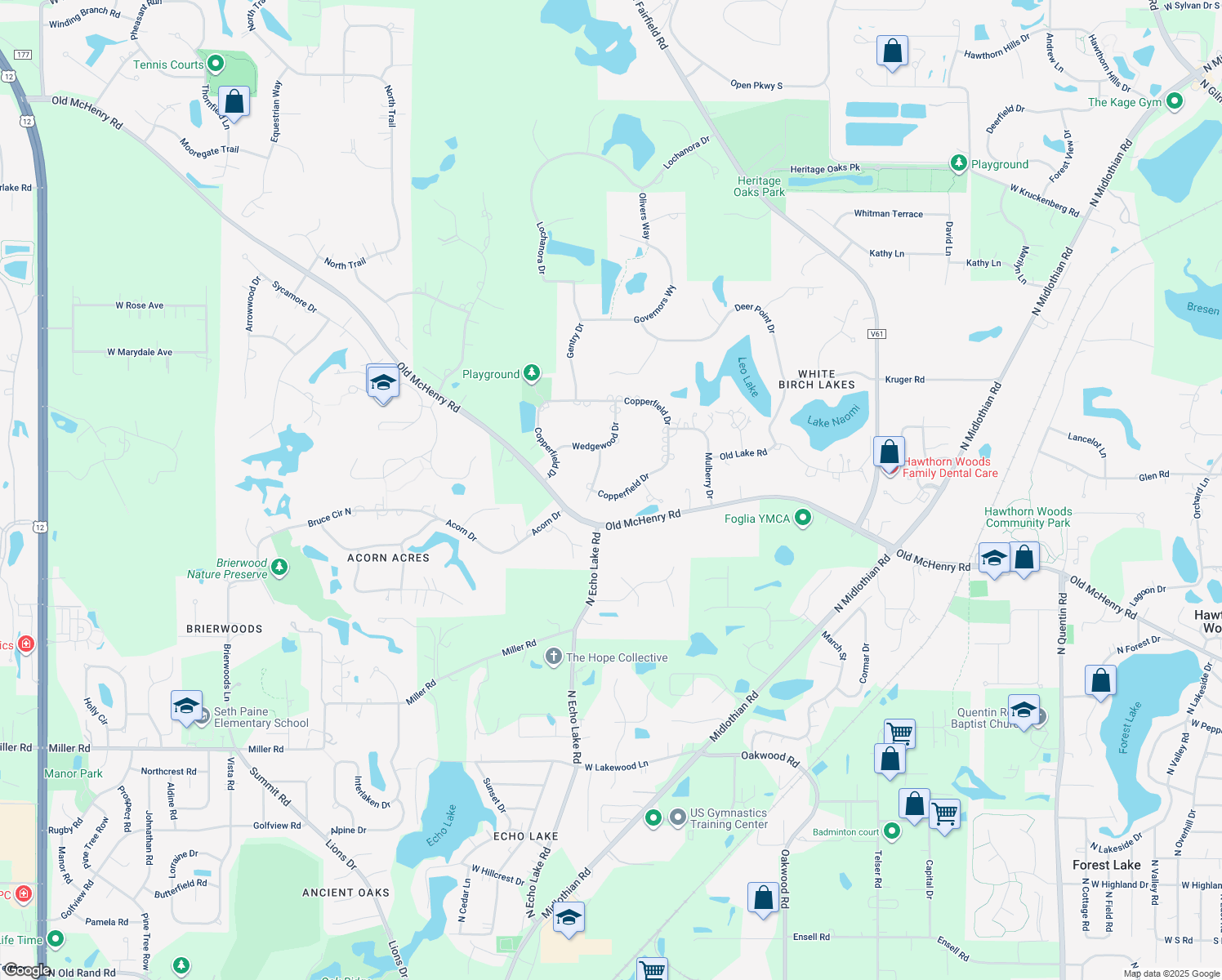 48 Copperfield Drive, Hawthorn Woods IL Walk Score