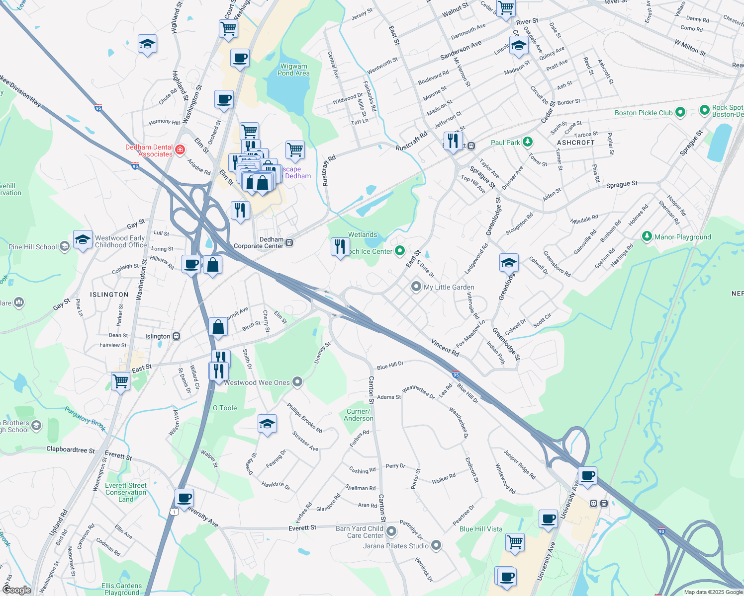 0 Westwood Terrace, Westwood MA Walk Score