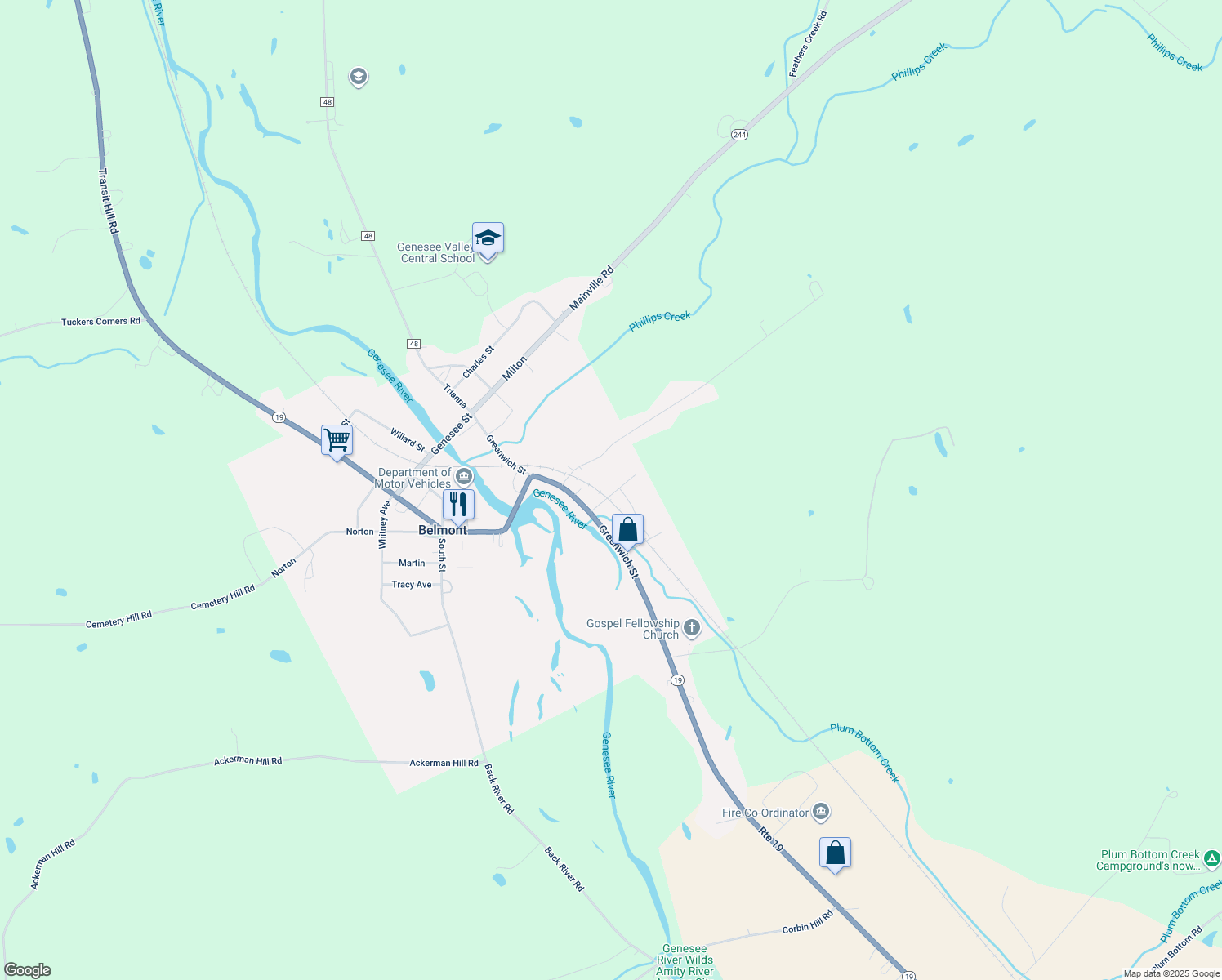 map of restaurants, bars, coffee shops, grocery stores, and more near 8 Maple Street in Belmont