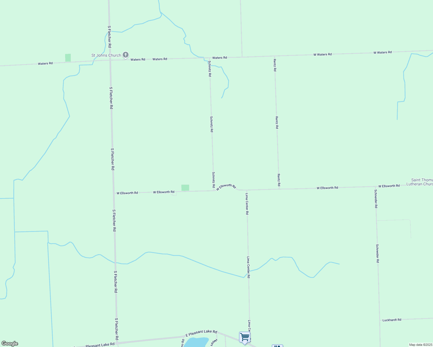 map of restaurants, bars, coffee shops, grocery stores, and more near 3971 Schmitz Road in Chelsea