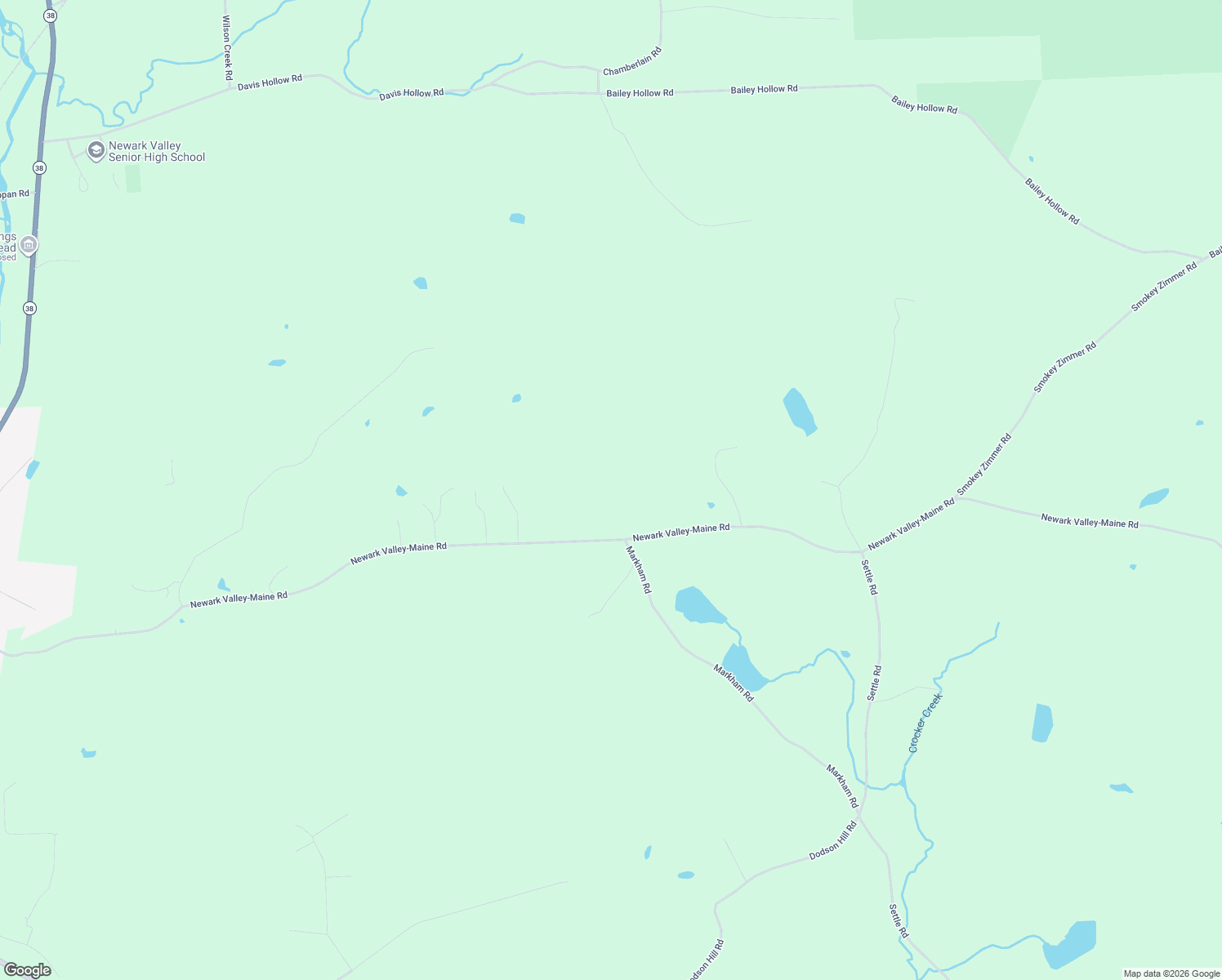 map of restaurants, bars, coffee shops, grocery stores, and more near 2103 Newark Valley-Maine Road in Newark Valley