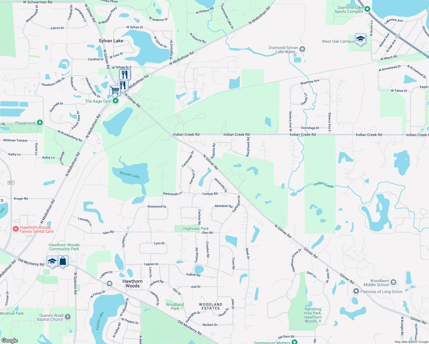 11 University Circle, Hawthorn Woods IL - Walk Score