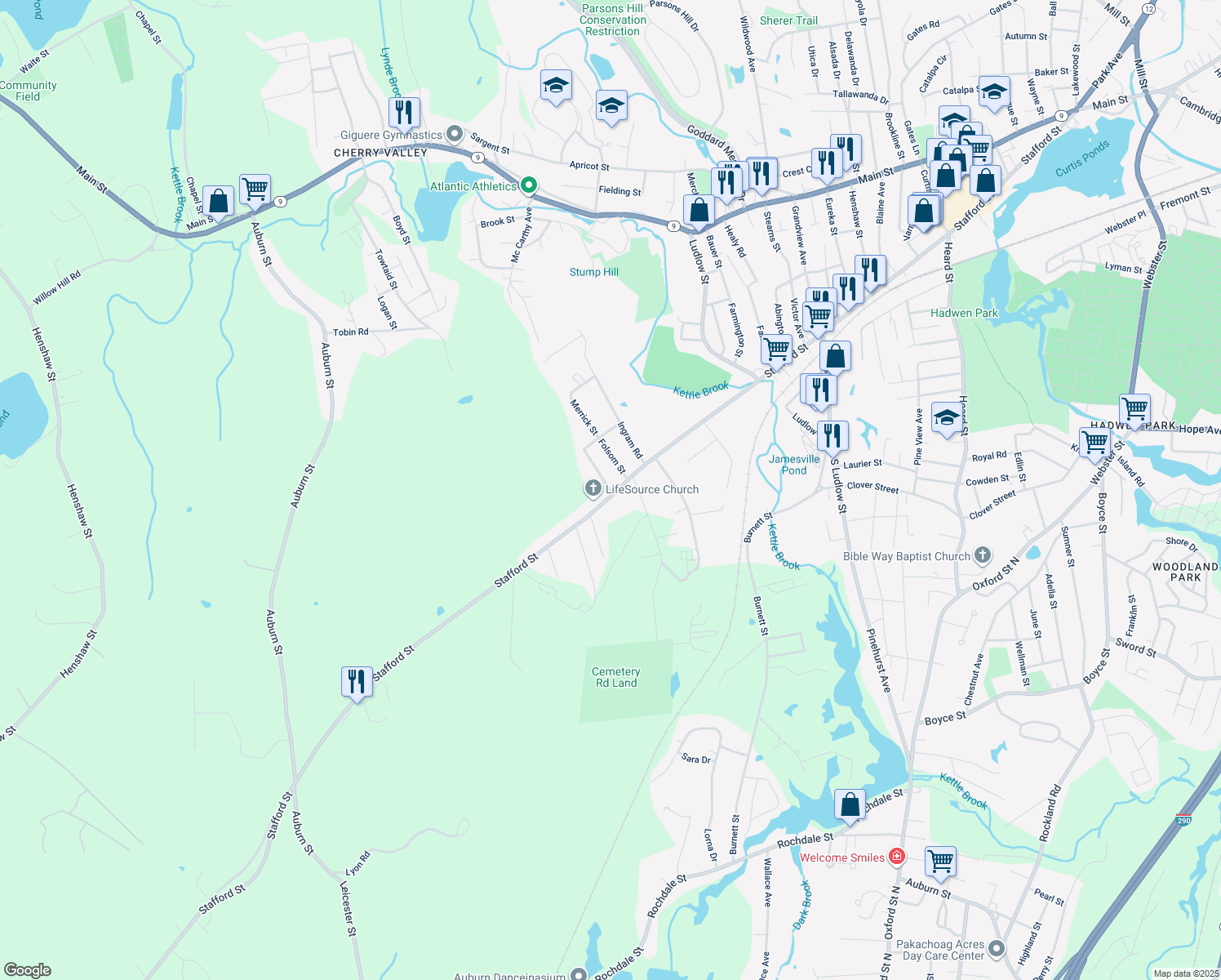 10 Atwood Street, Leicester MA Walk Score