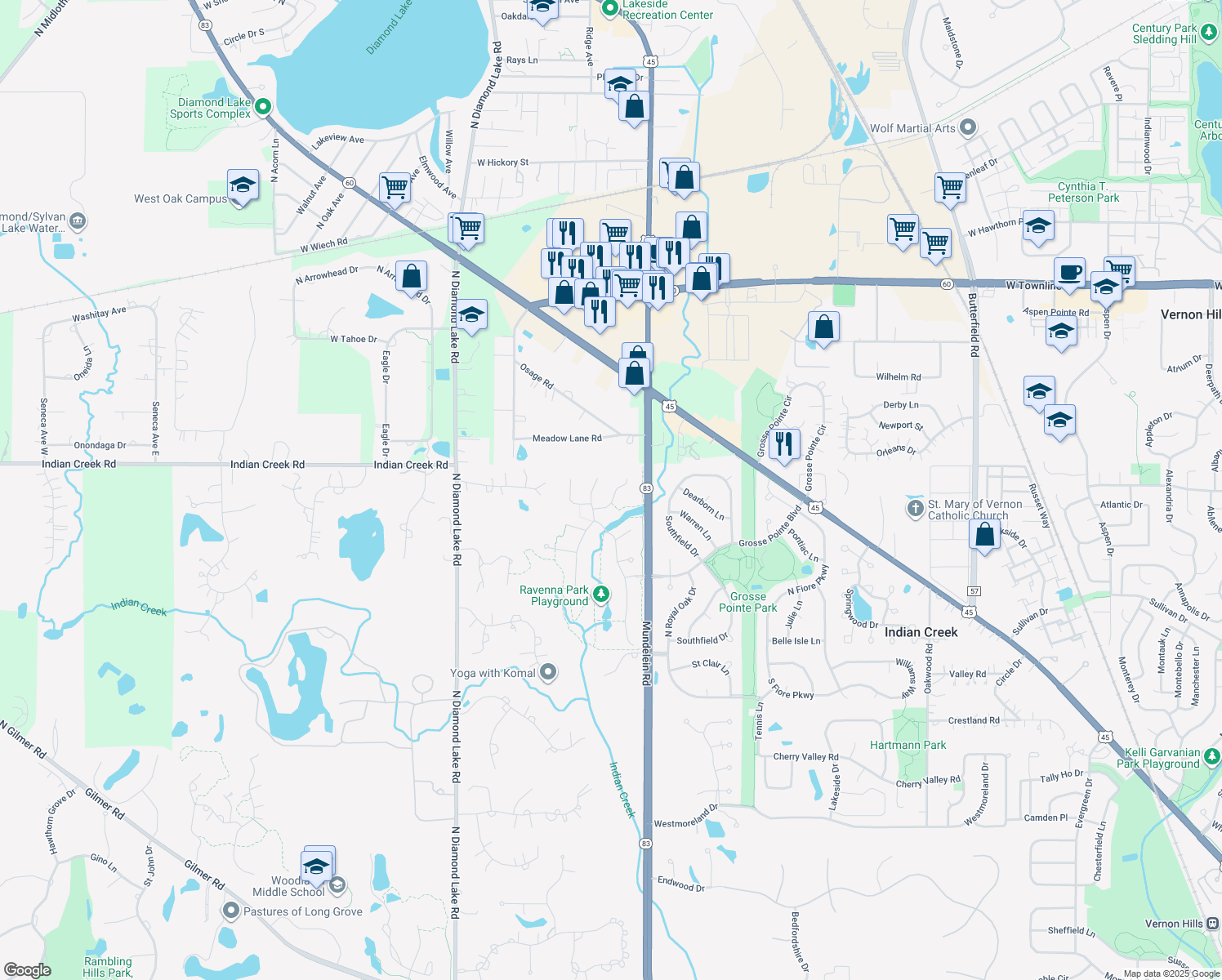 7241 Rfd, Long Grove IL Walk Score