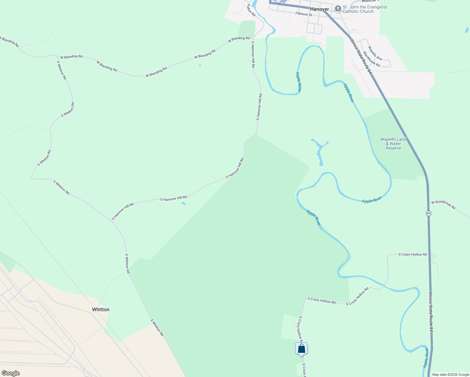 map of restaurants, bars, coffee shops, grocery stores, and more near 8998 South Hanover Hill Road in Hanover