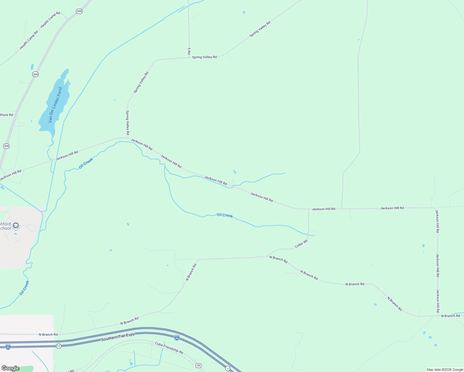 map of restaurants, bars, coffee shops, grocery stores, and more near Jackson Hill Road in Cuba