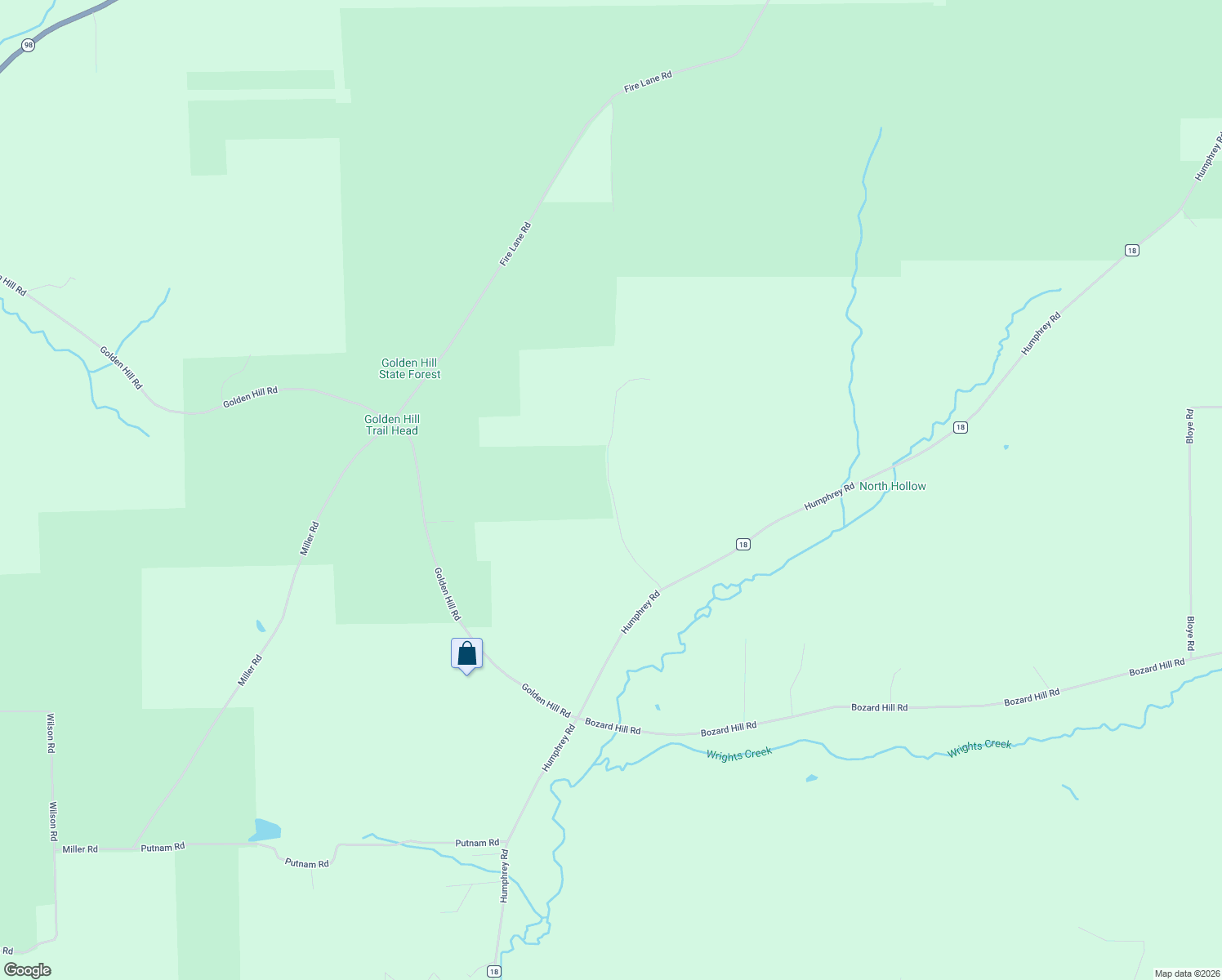 map of restaurants, bars, coffee shops, grocery stores, and more near Chapman Road in Cattaraugus County