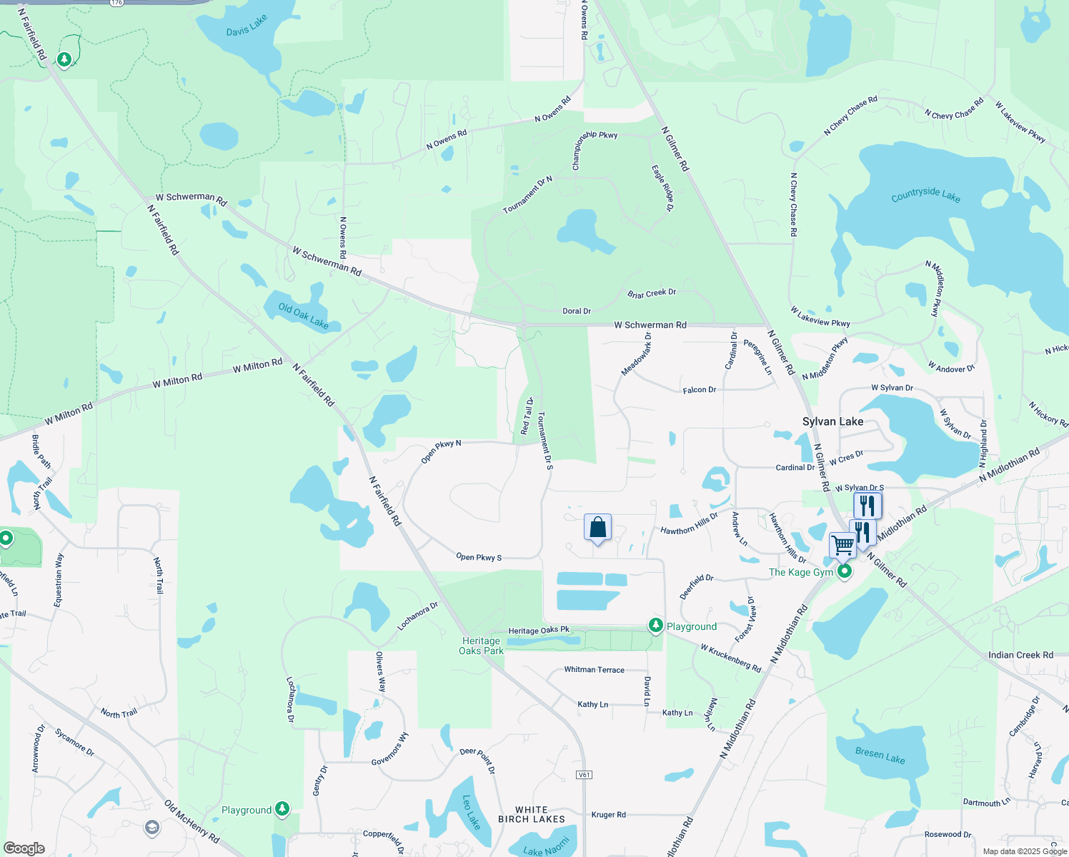 5 Winged Foot Drive, Hawthorn Woods IL Walk Score
