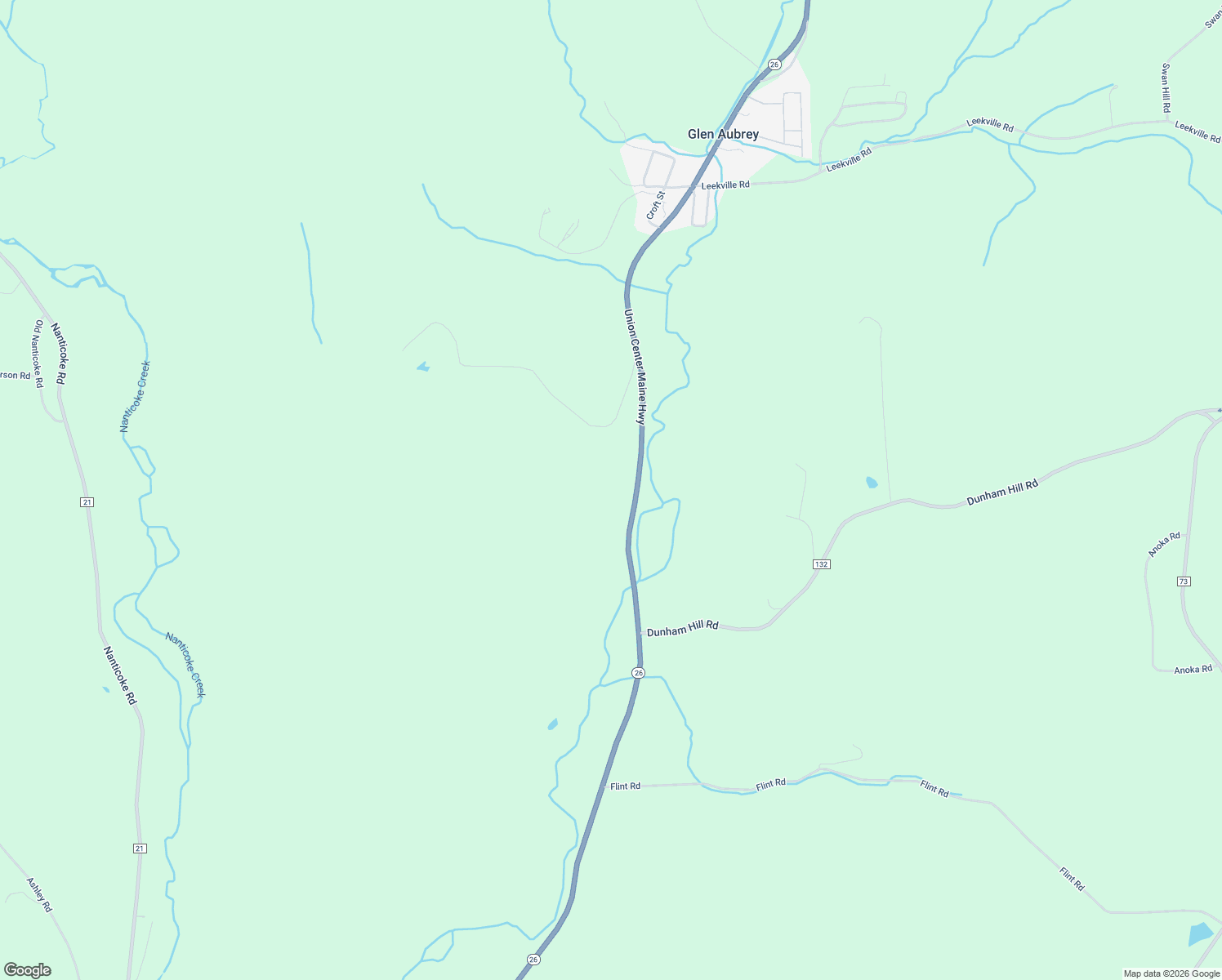 map of restaurants, bars, coffee shops, grocery stores, and more near 3467-3613 Union Center Maine Highway in Glen Aubrey