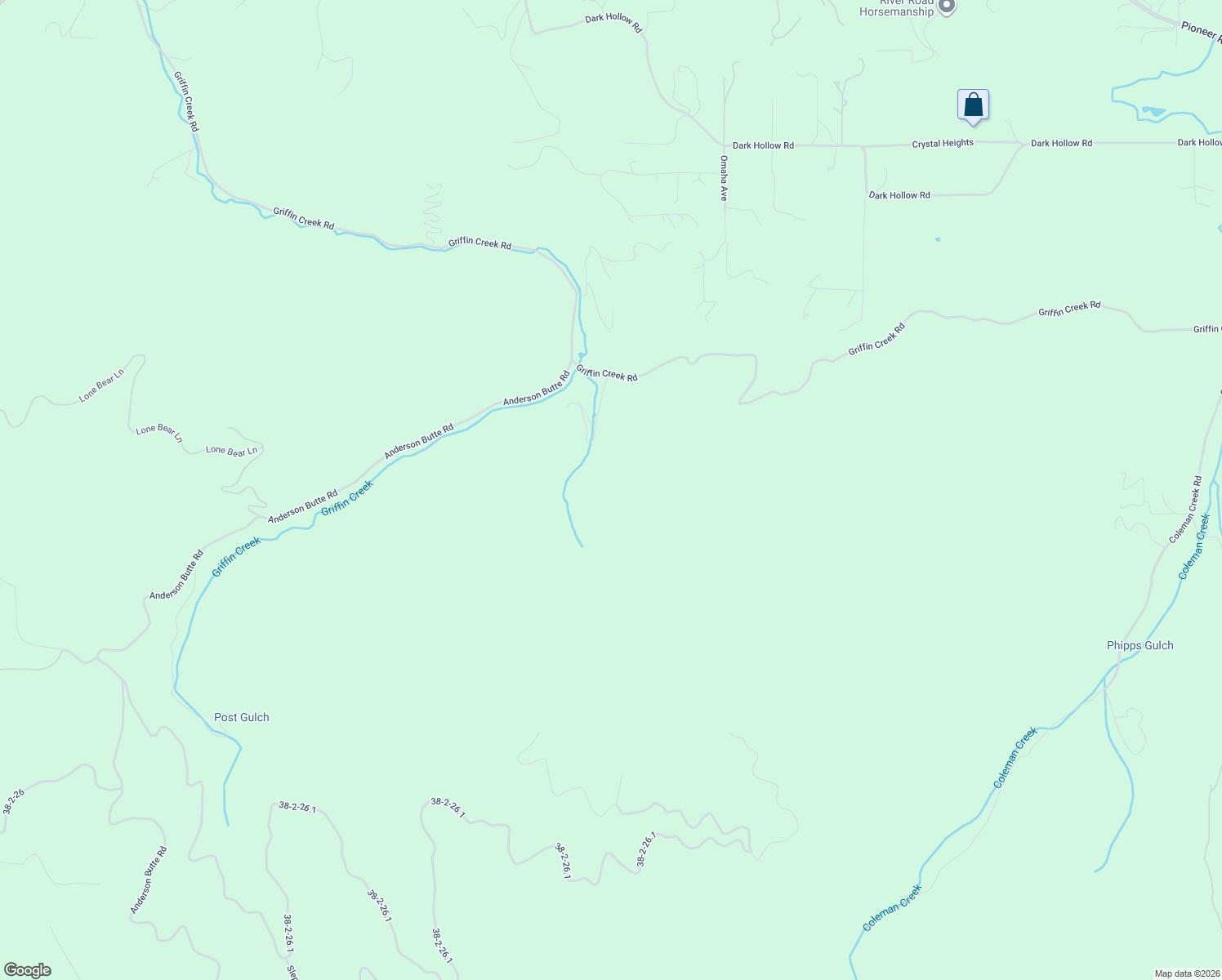 map of restaurants, bars, coffee shops, grocery stores, and more near 6820 Griffin Creek Road in Medford