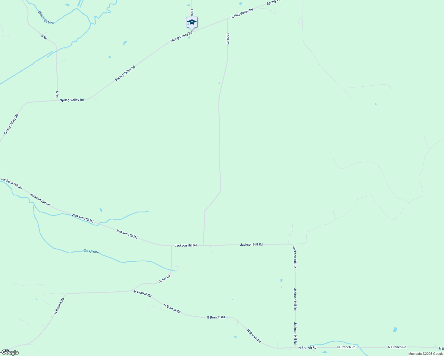 map of restaurants, bars, coffee shops, grocery stores, and more near 5666 Stowell Road in Black Creek