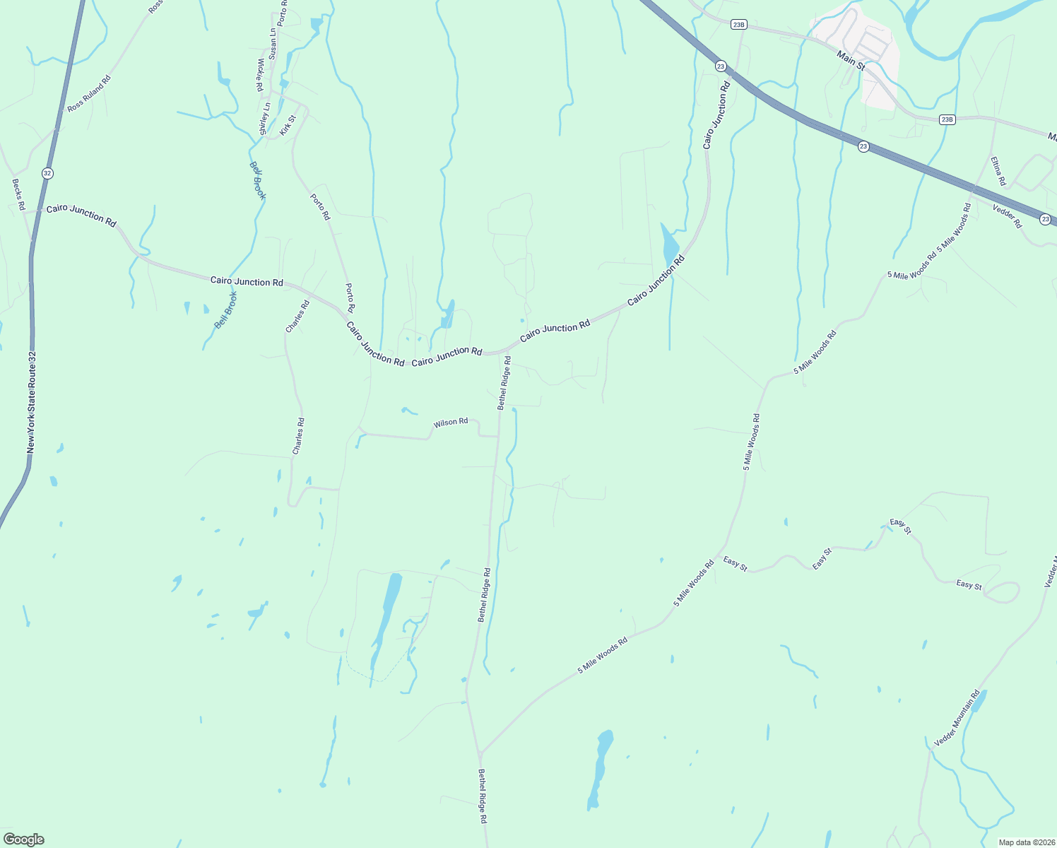 map of restaurants, bars, coffee shops, grocery stores, and more near 38 Bethel Ridge Rd in Catskill