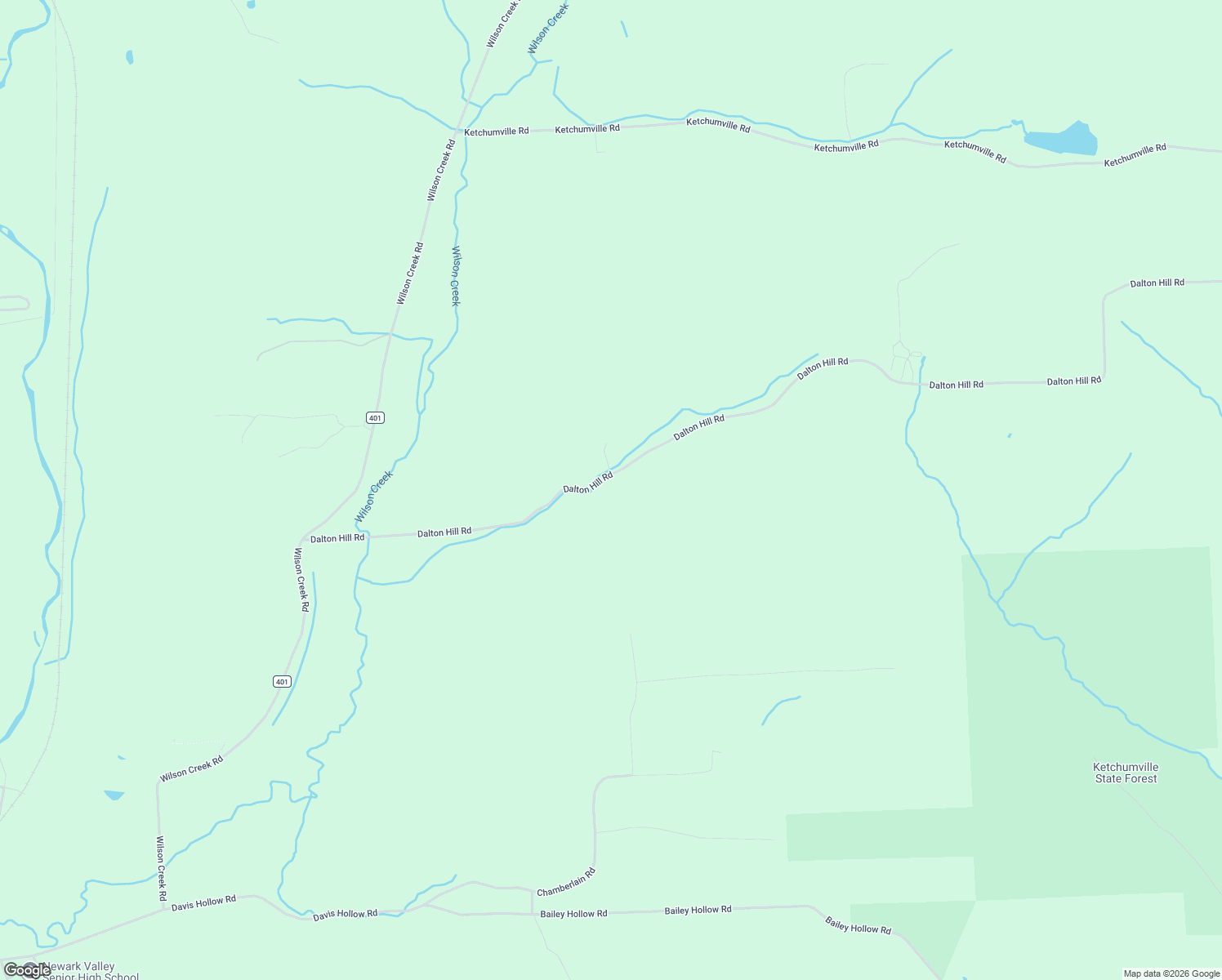map of restaurants, bars, coffee shops, grocery stores, and more near 1102 Dalton Hill Road in Newark Valley