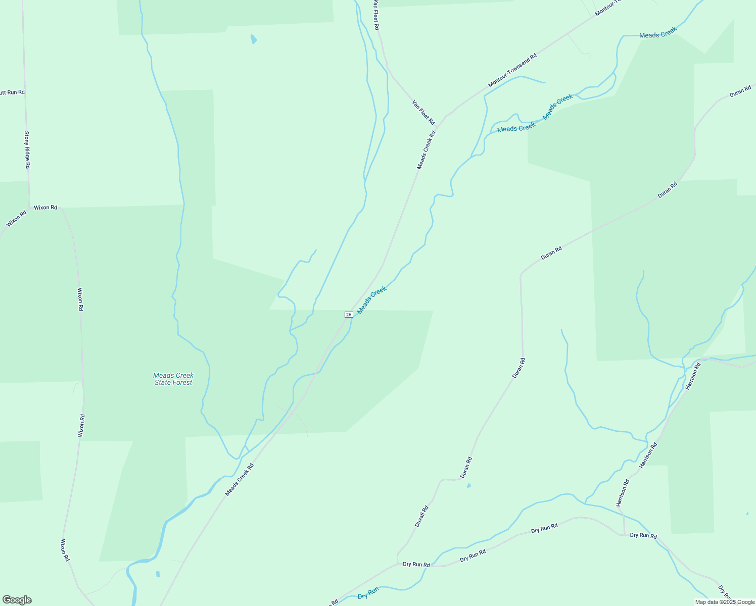 map of restaurants, bars, coffee shops, grocery stores, and more near 5375 Meads Creek Road in Painted Post