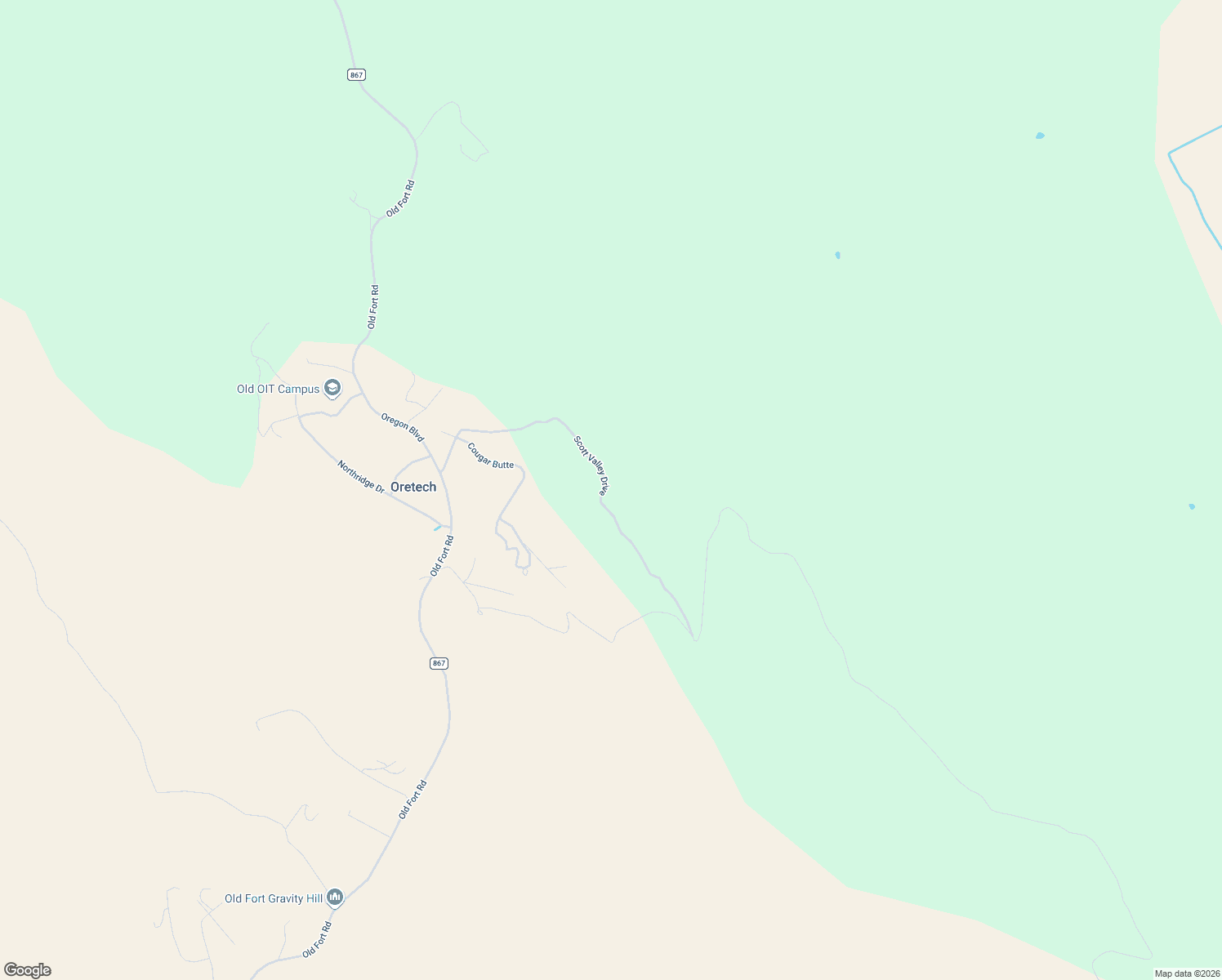 map of restaurants, bars, coffee shops, grocery stores, and more near 4041 Scott Valley Drive in Klamath Falls