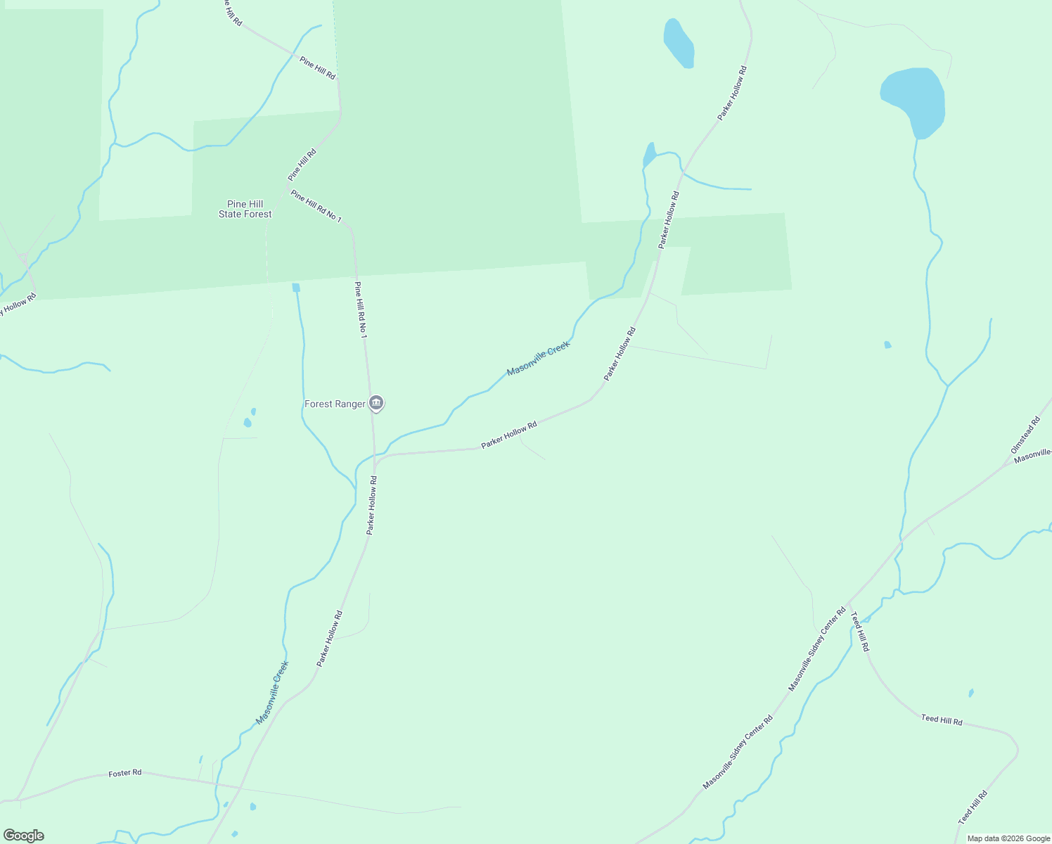 map of restaurants, bars, coffee shops, grocery stores, and more near 2067 Parker Hollow Road in Unadilla