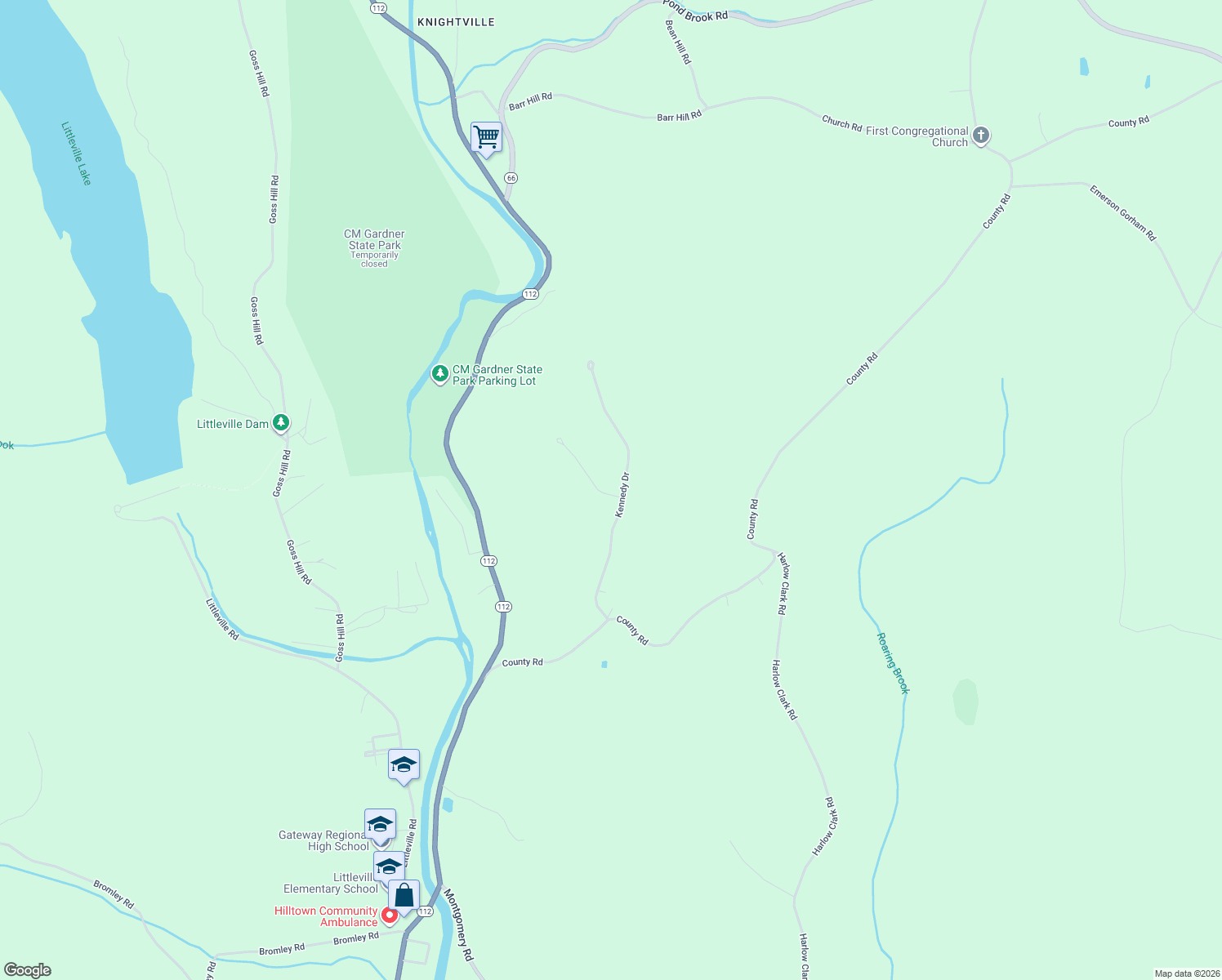 map of restaurants, bars, coffee shops, grocery stores, and more near 22 Kennedy Drive in Huntington