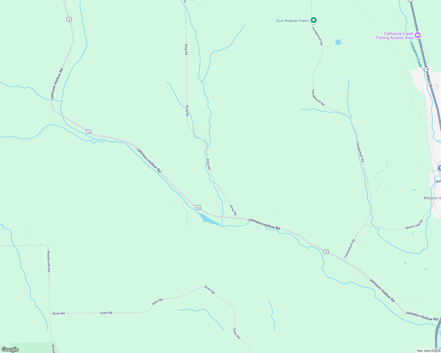 map of restaurants, bars, coffee shops, grocery stores, and more near 64 King Road in Beaver Dams