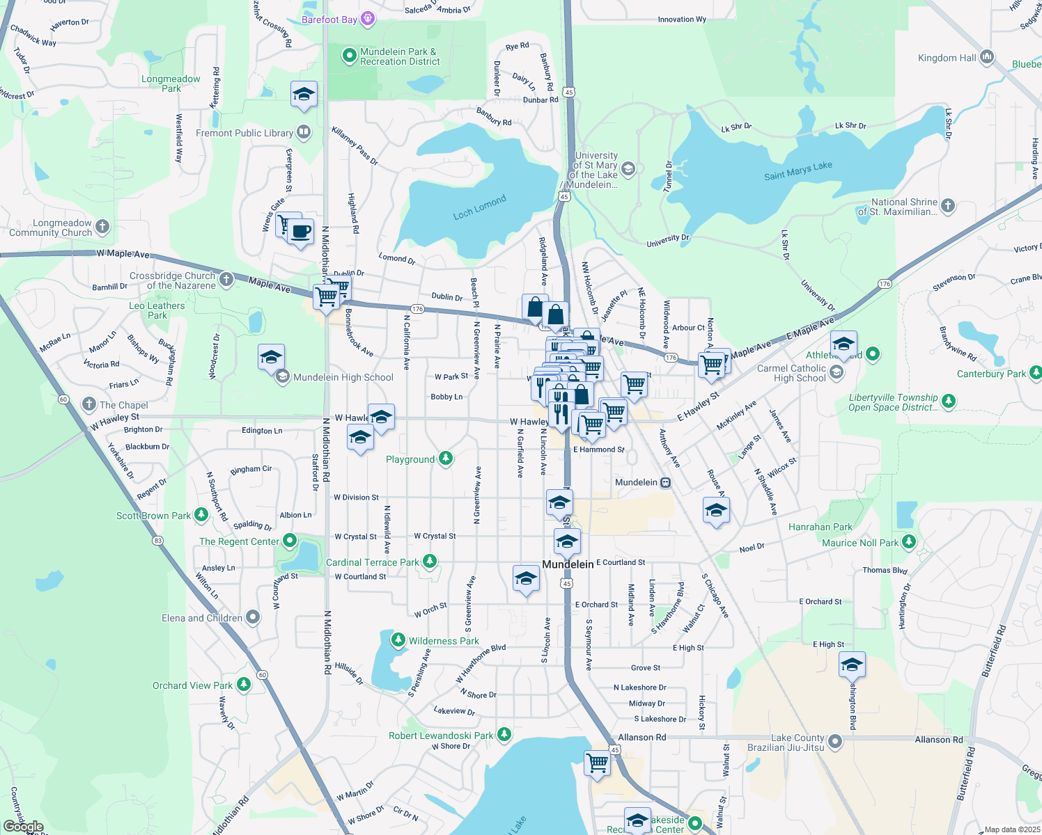200 West Hawley Street, Mundelein IL Walk Score