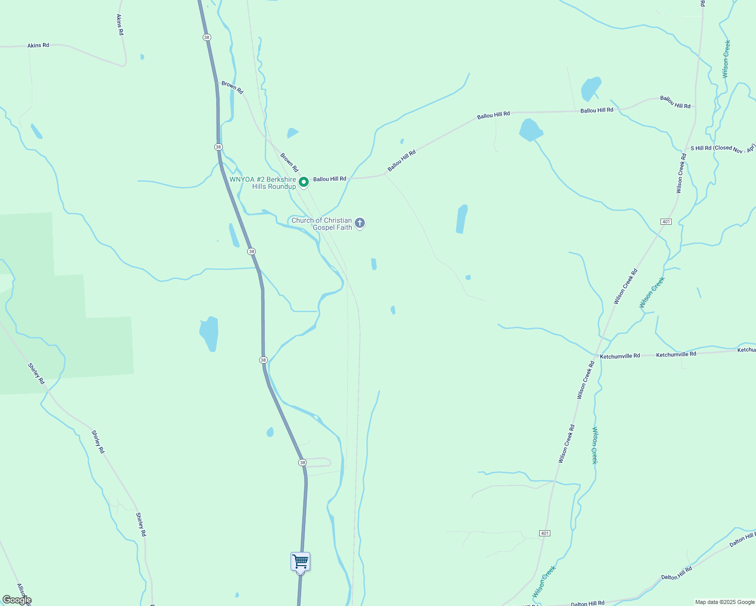 map of restaurants, bars, coffee shops, grocery stores, and more near 872 Brown Road in Berkshire