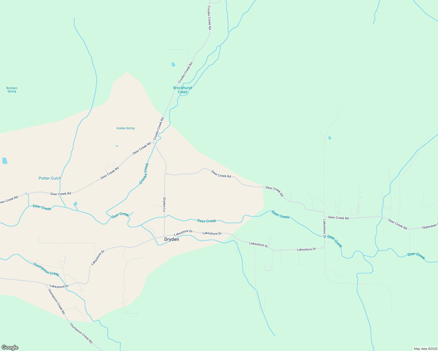 map of restaurants, bars, coffee shops, grocery stores, and more near 5367 Deer Creek Road in Selma