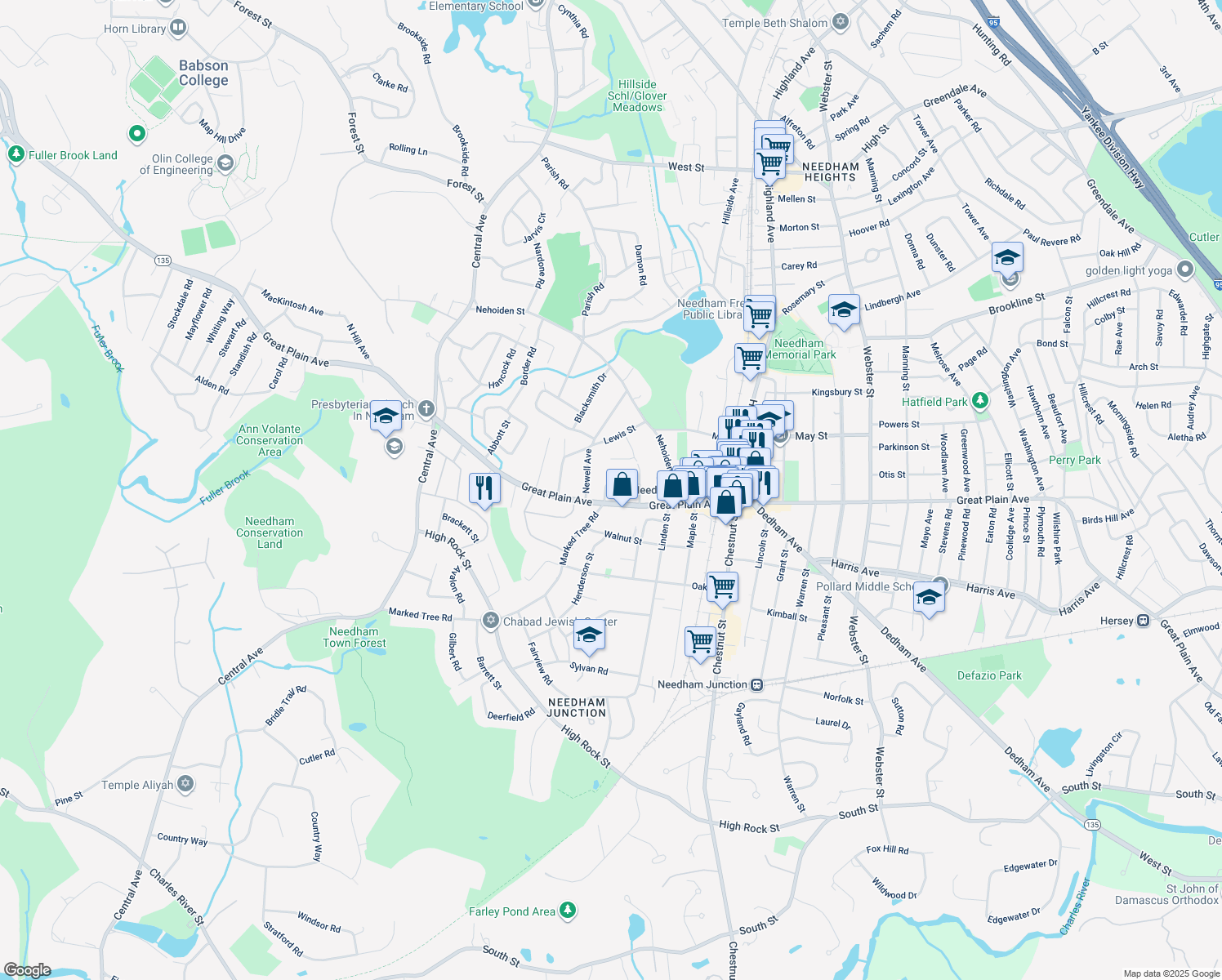11 Gage Street, Needham MA Walk Score