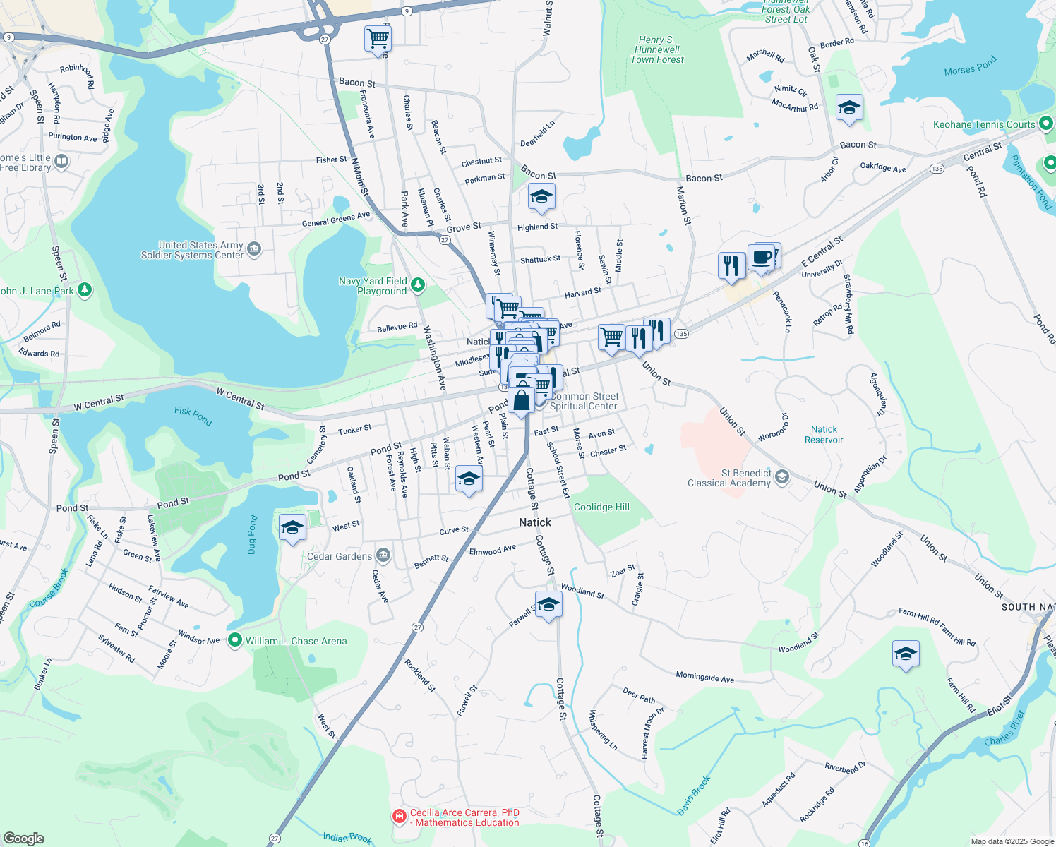 South Main Street, Natick MA Walk Score